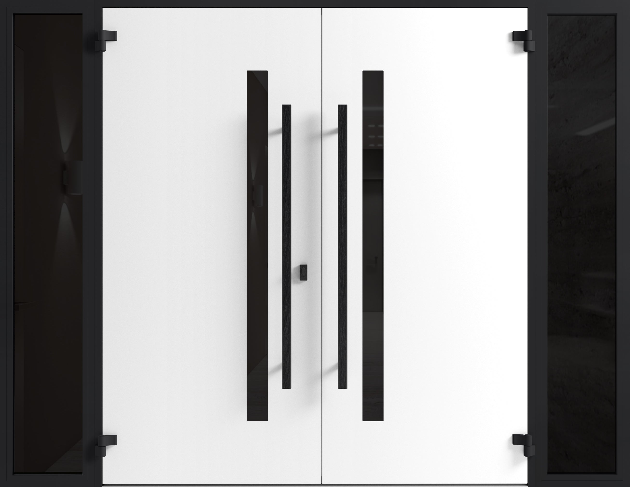 Dekton 0163 Exterior Aluminum Double door view 2