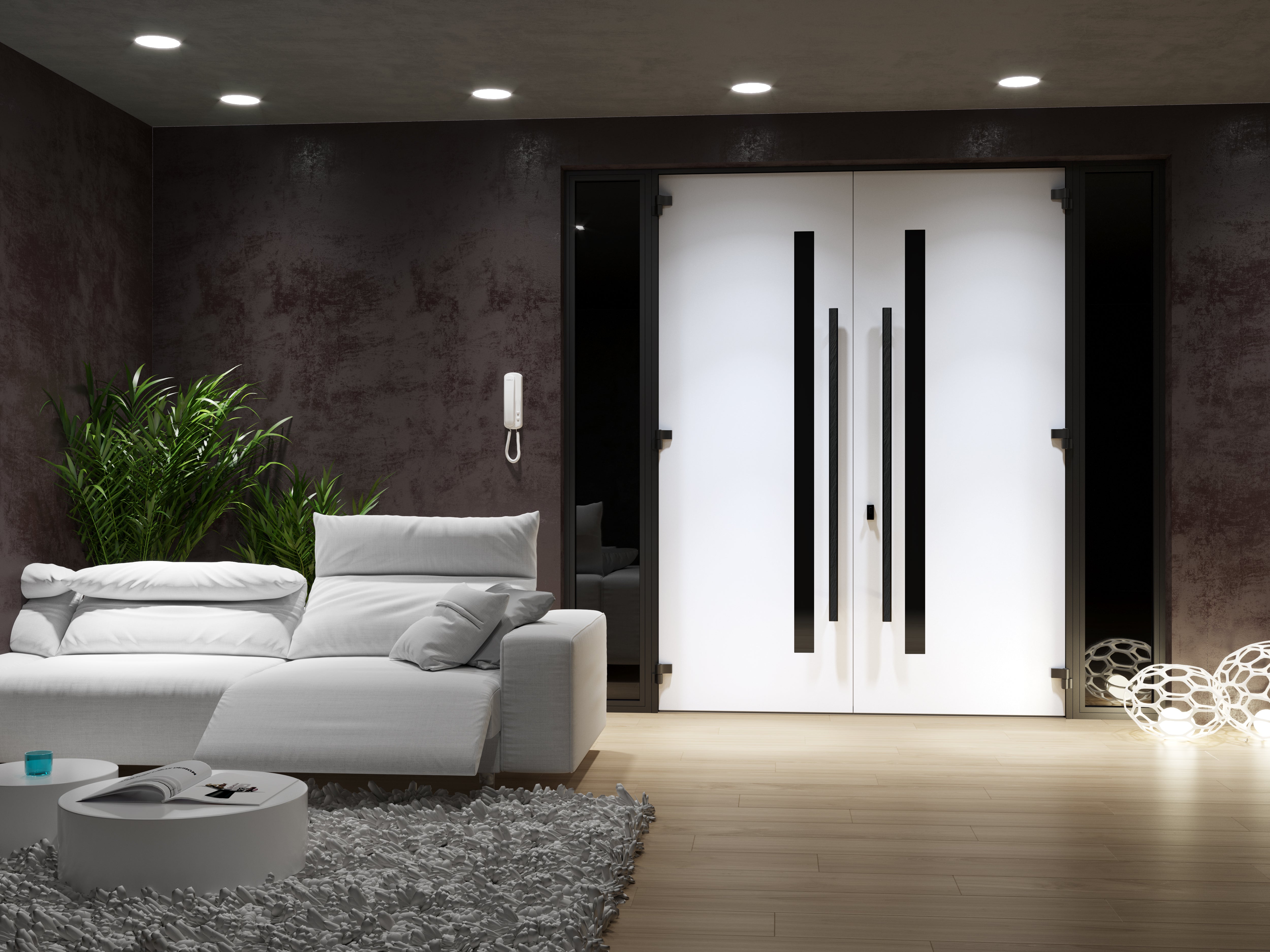 Dekton 0163 Exterior Aluminum Double door view 4