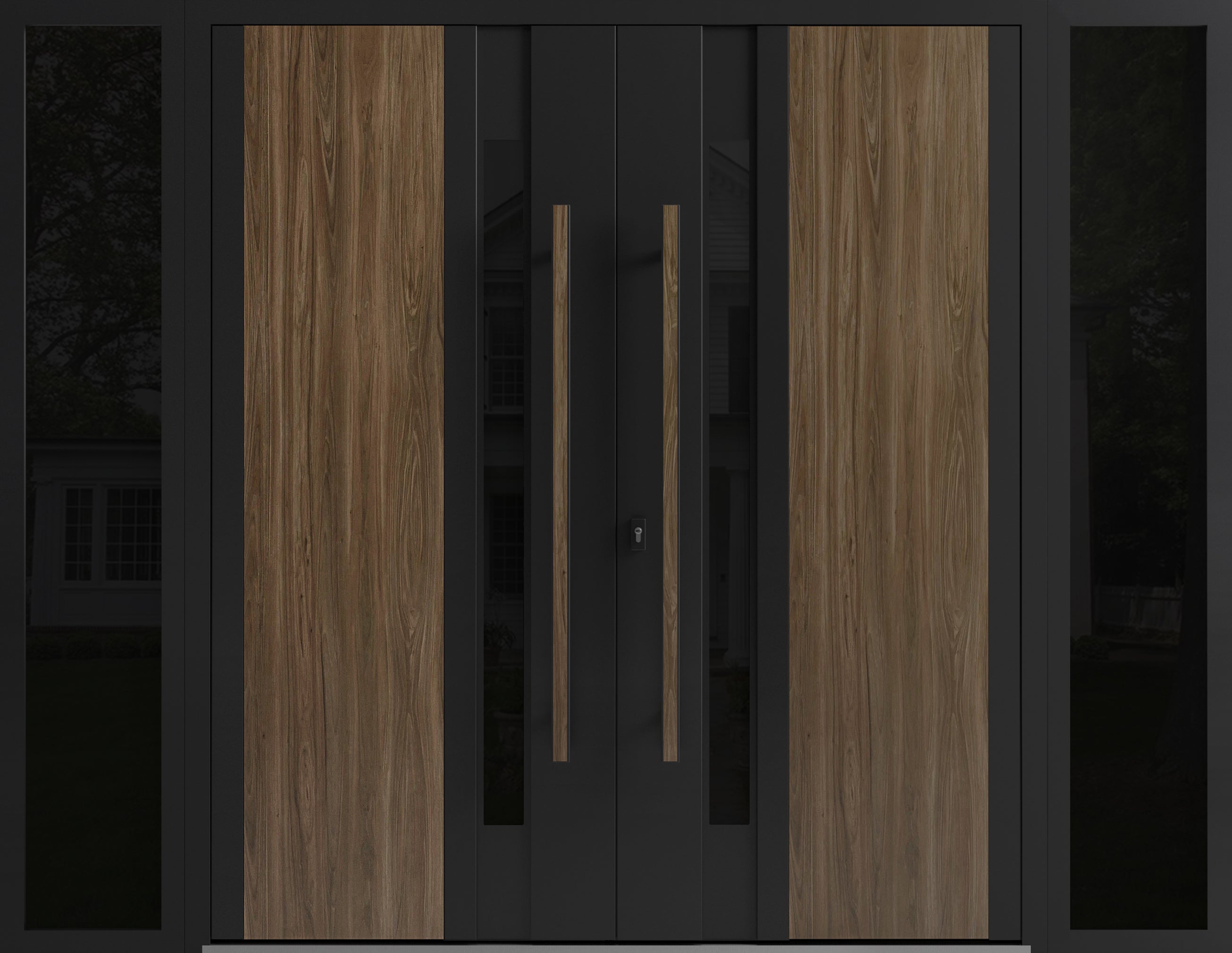 Dekton 0163 Exterior Aluminum Double door view 5