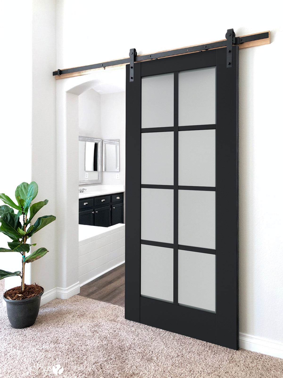 Model 7412 Barn door view 2