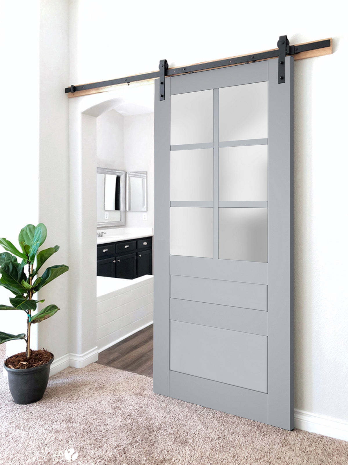 Veregio 7339 Barn door view 6