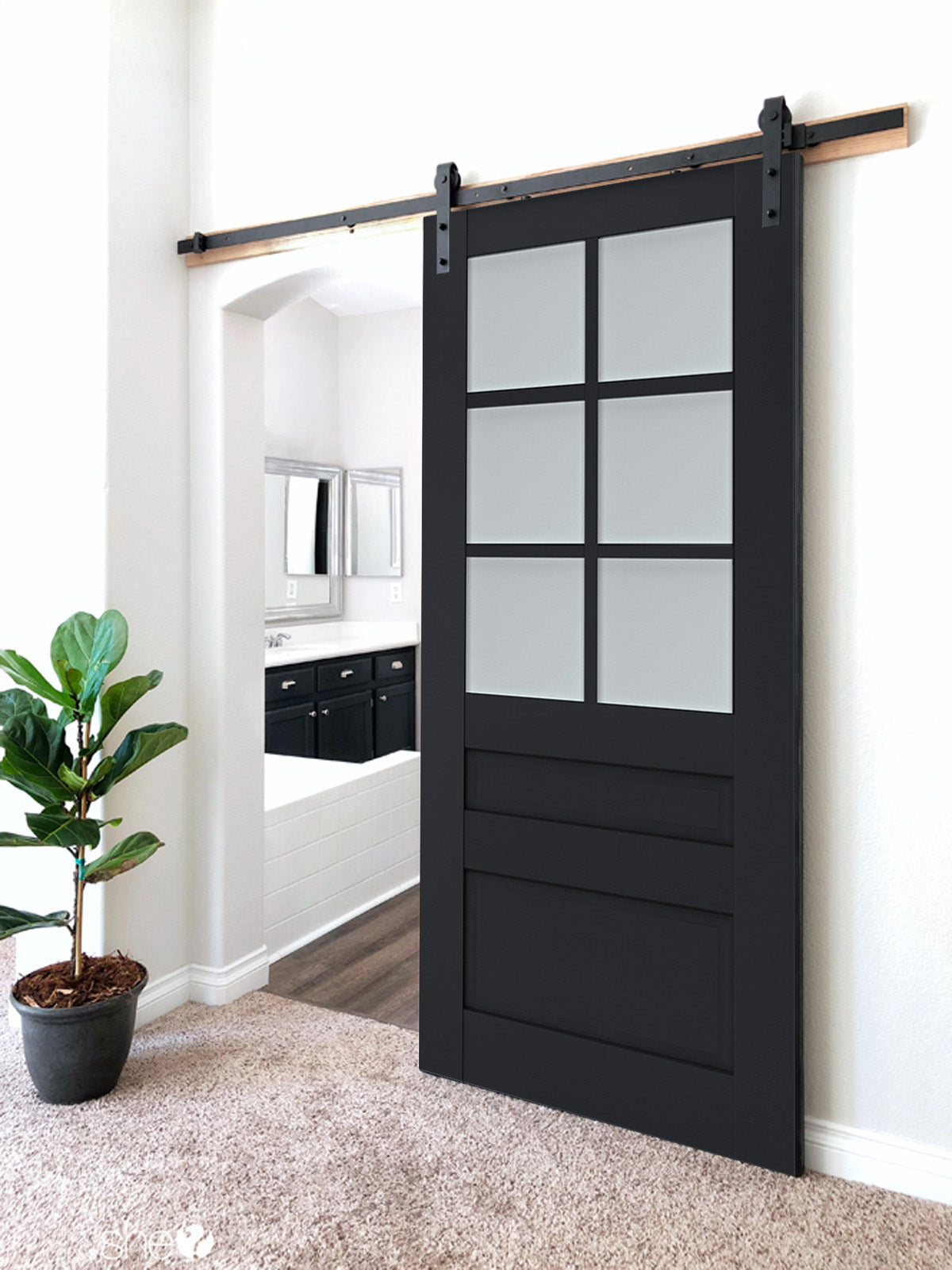 Veregio 7339 Barn door view 2