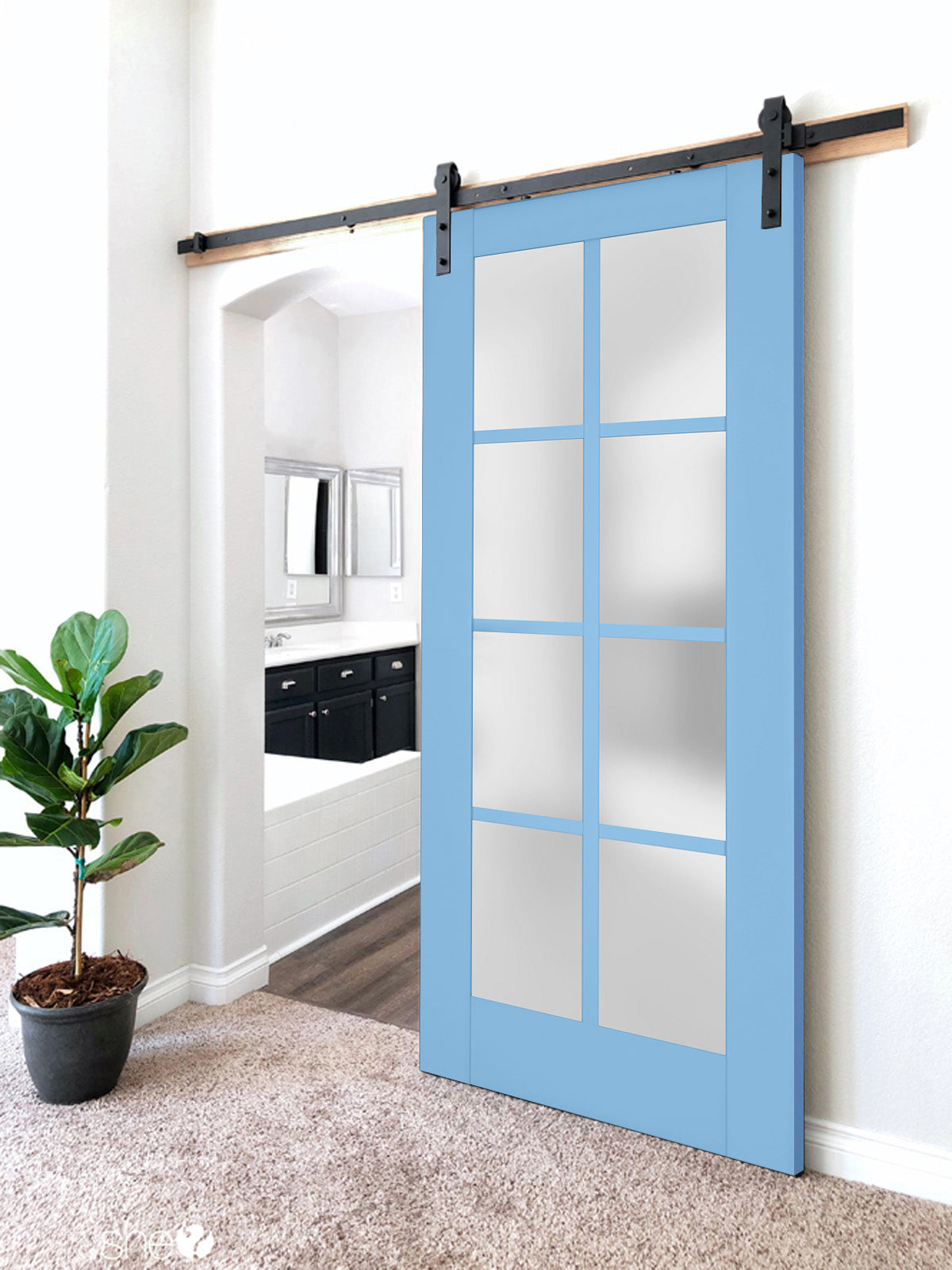 Model 7412 Barn door view 6