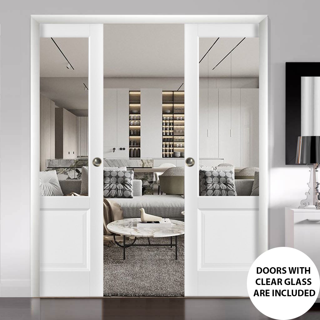 Lucia 1533 Double Pocket door view 2