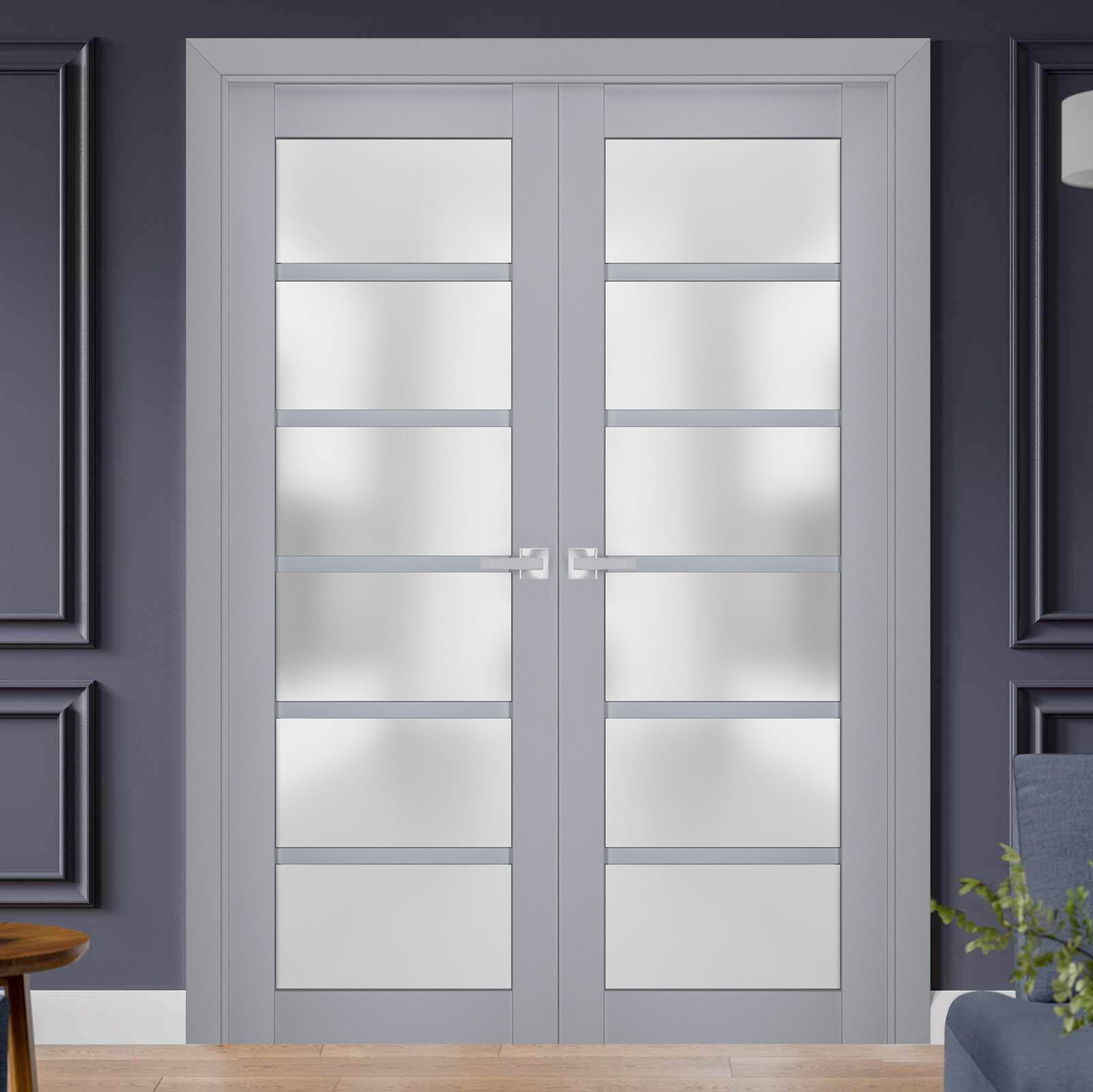 Model 7602 Double French Swing door view 6