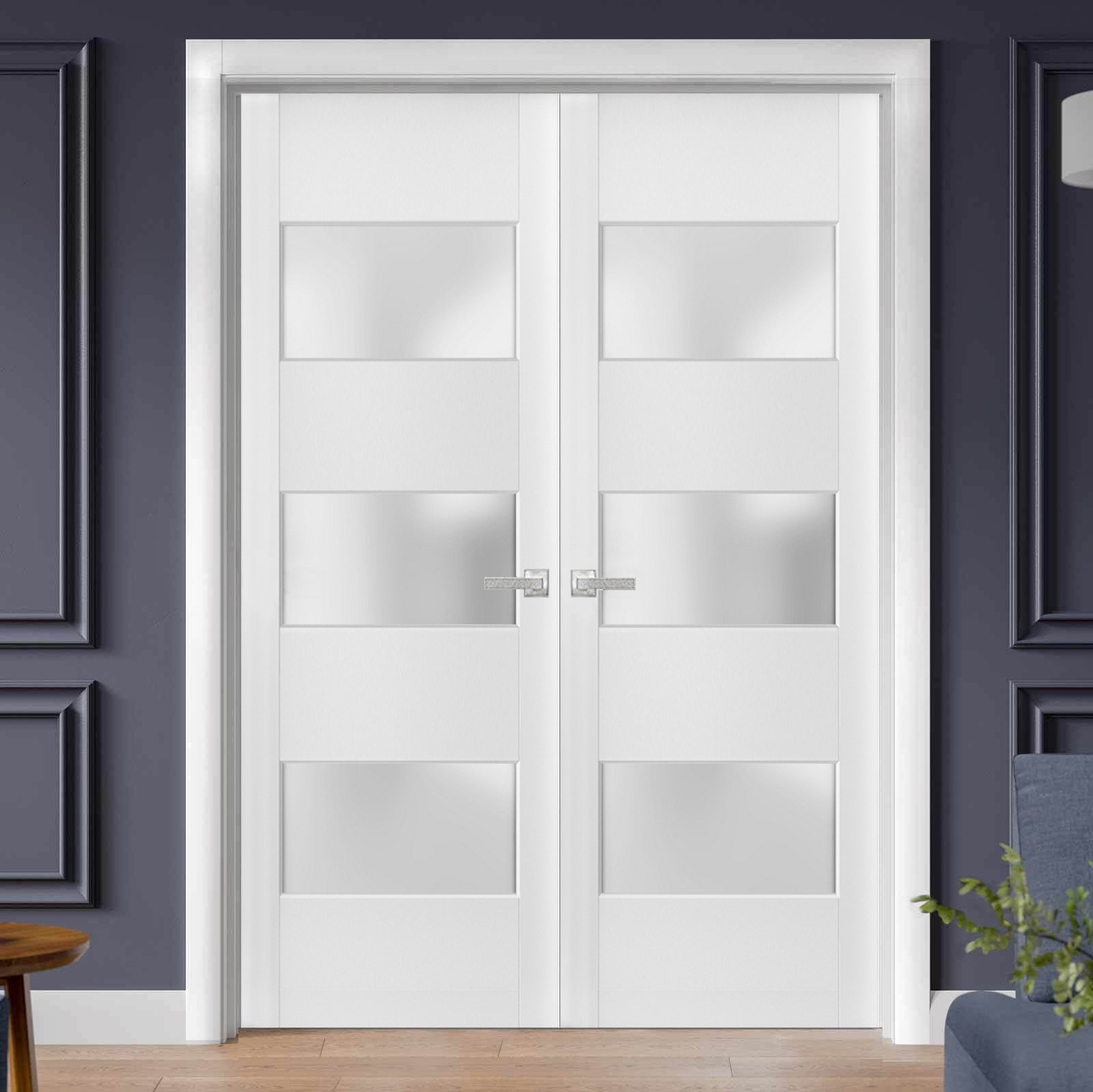 Lucia 4070 Double French Swing door view 2