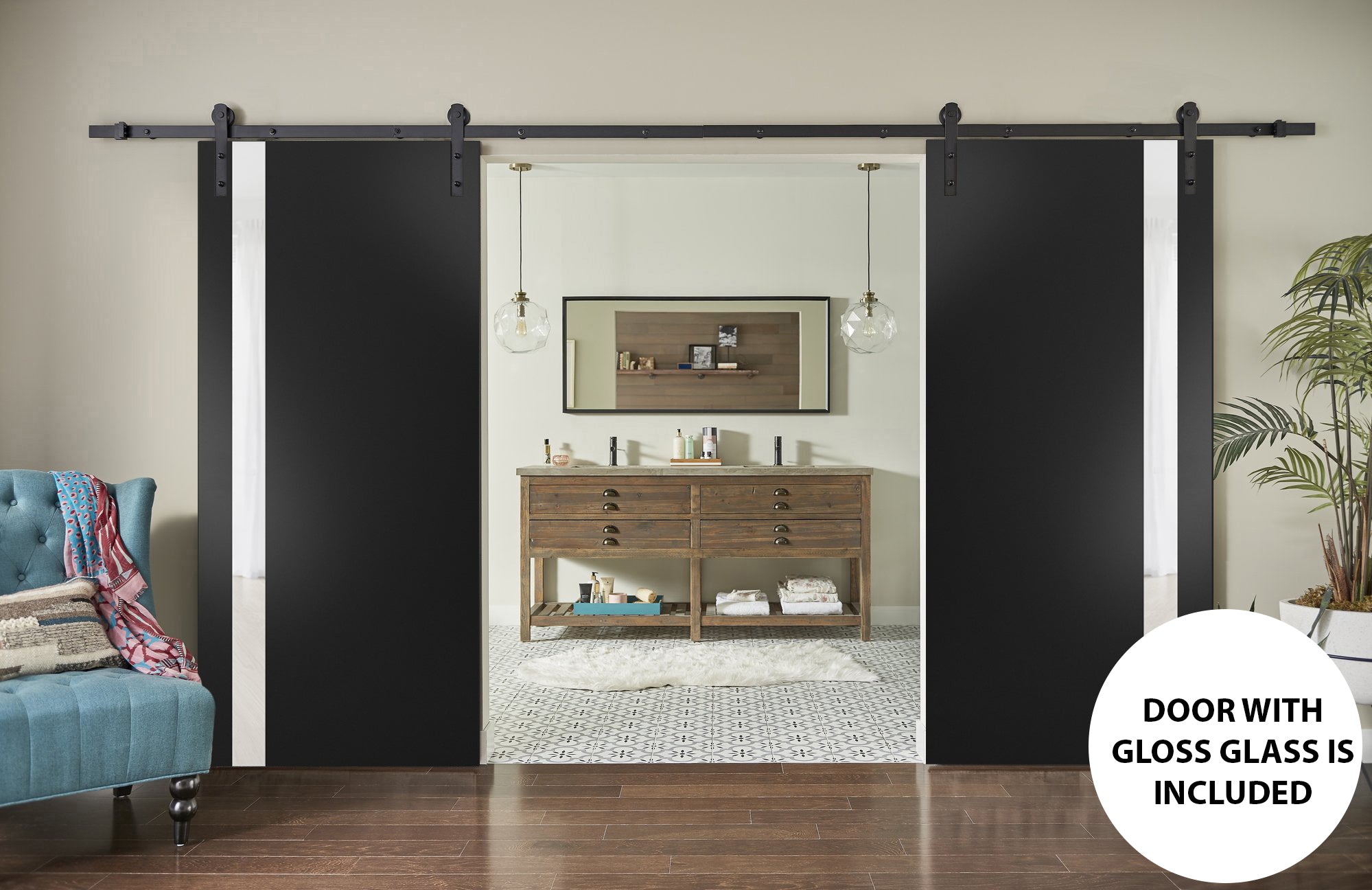 Planum 0040 Double Barn door view 2