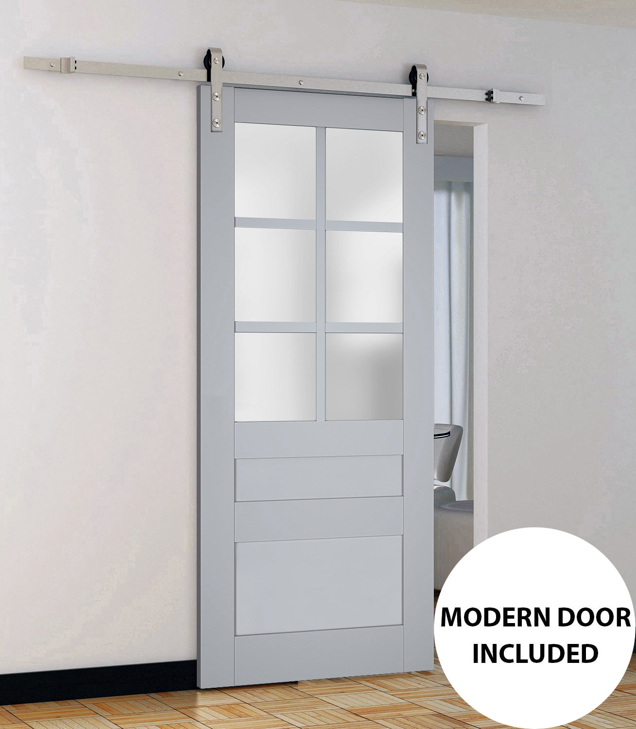 Model 7339 Interior Slab door view 6
