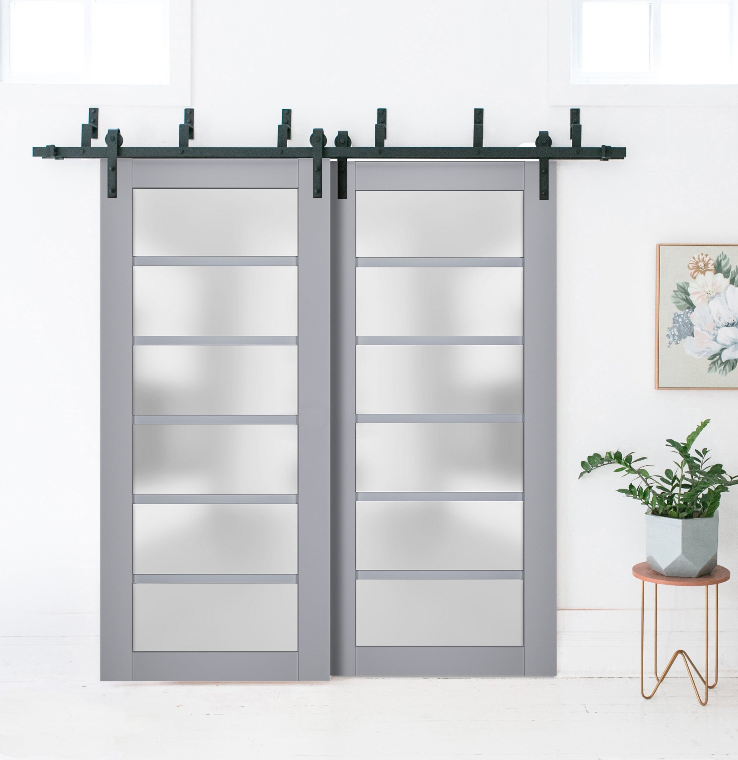 Model 7602 Double Barn — Bypass door view 6