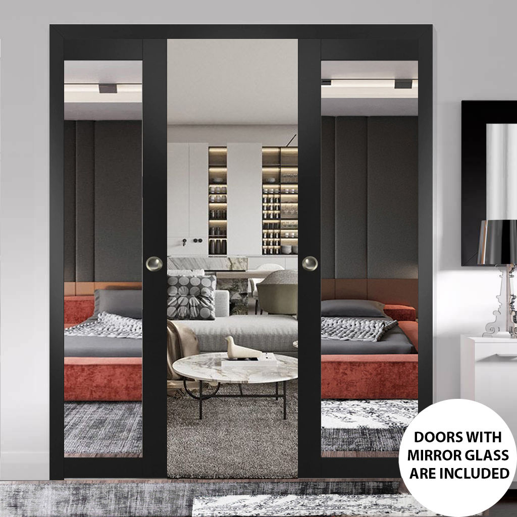 Lucia 1299 Double Pocket door view 2