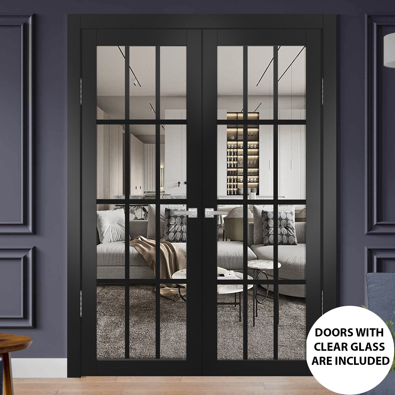 Felicia 3355 Double French Swing door view 2
