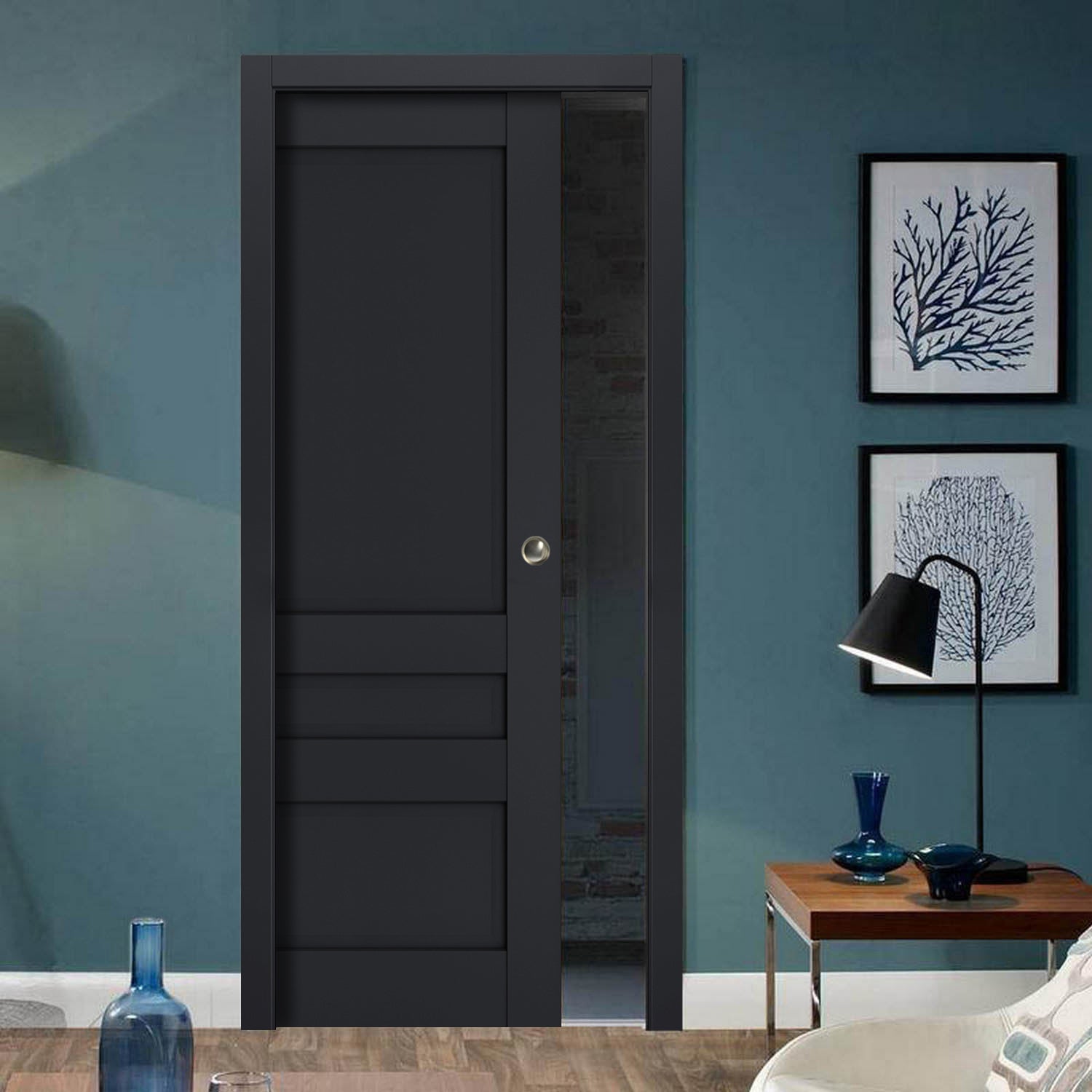 Model 7411 Pocket door view 2