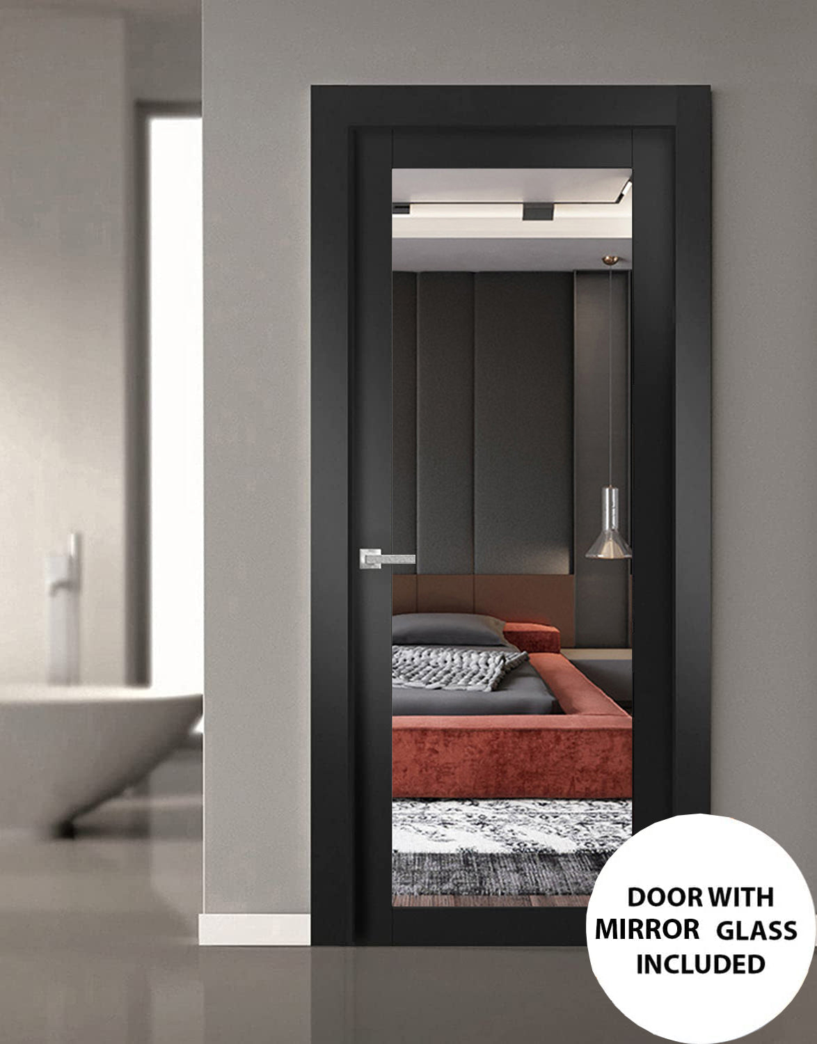 Lucia 1299 Swing (Bedroom/Bathroom) door view 2