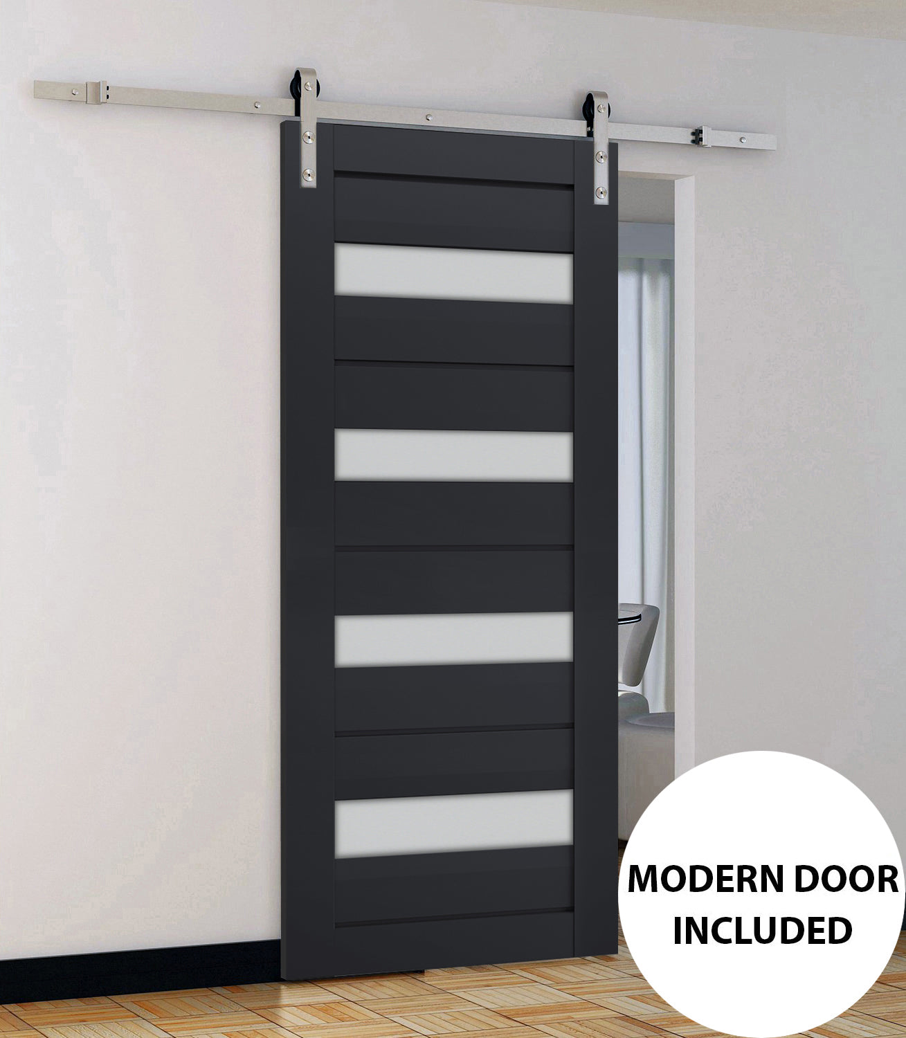 Model 7455 Interior Slab door view 2