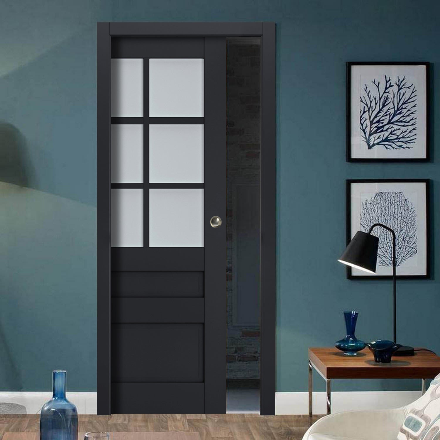 Model 7339 Interior Slab door view 2
