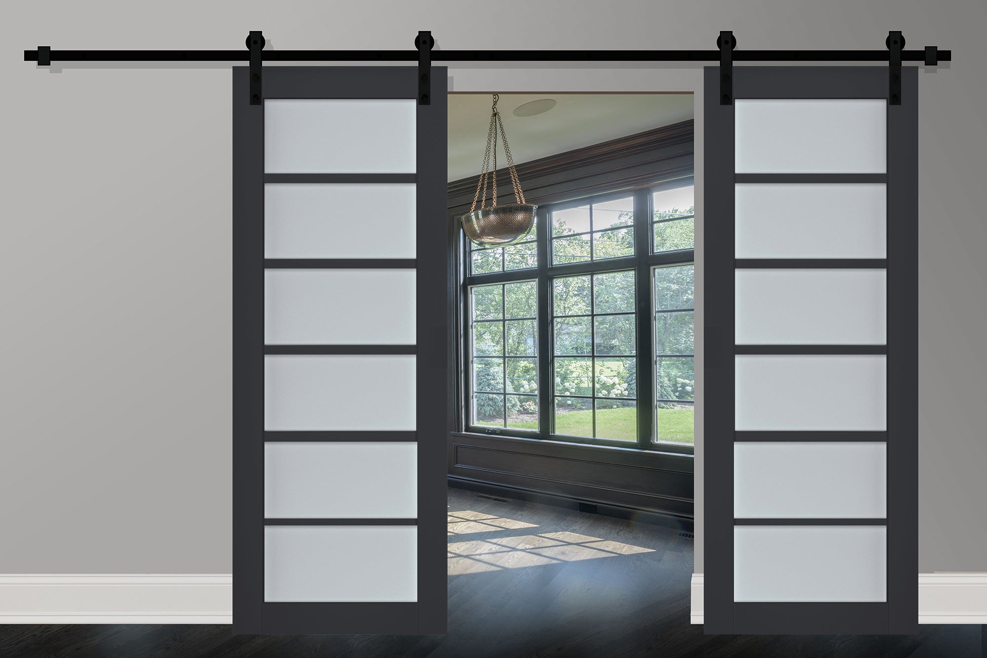 Model 7602 Double Barn door view 2