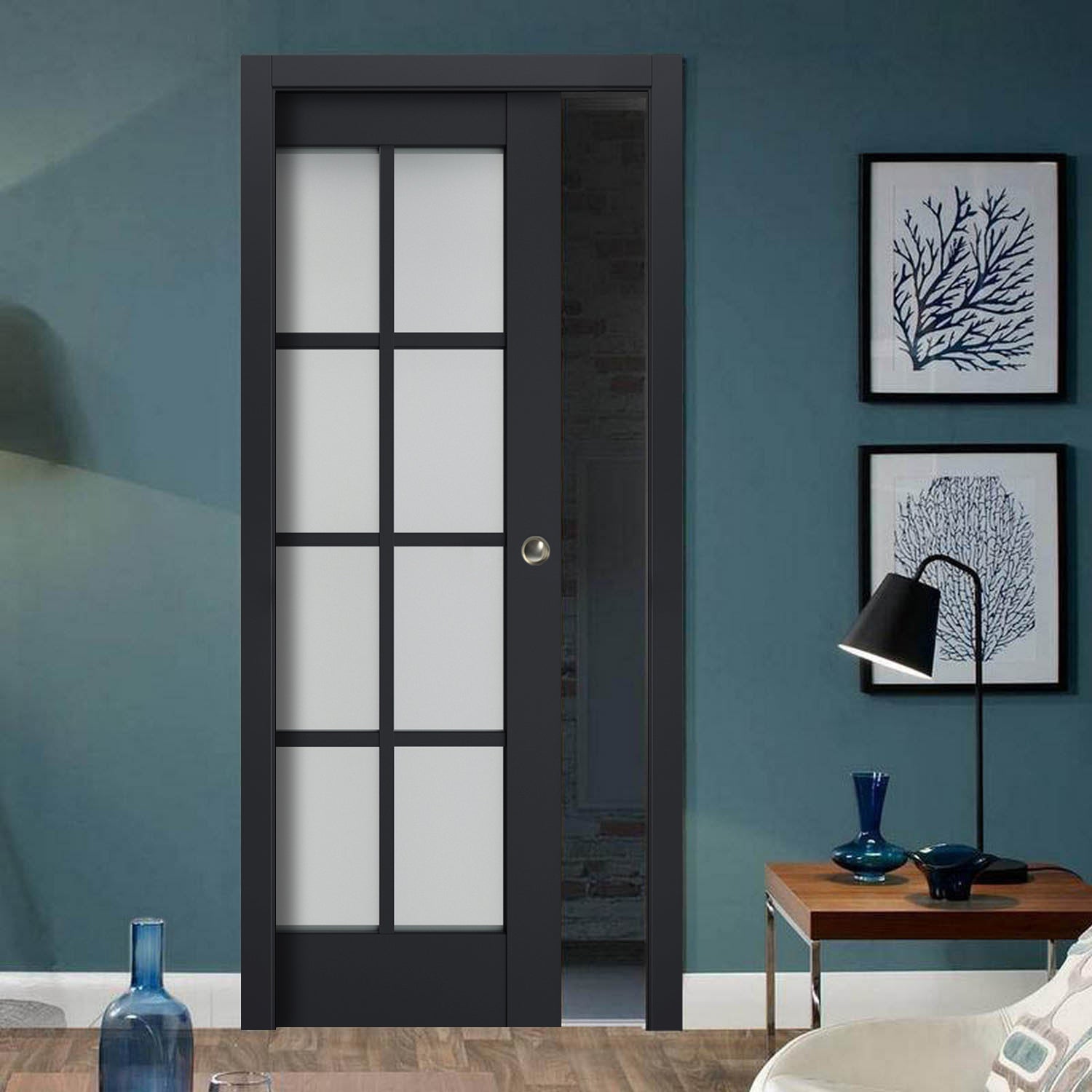 Model 7412 Interior Slab door view 2