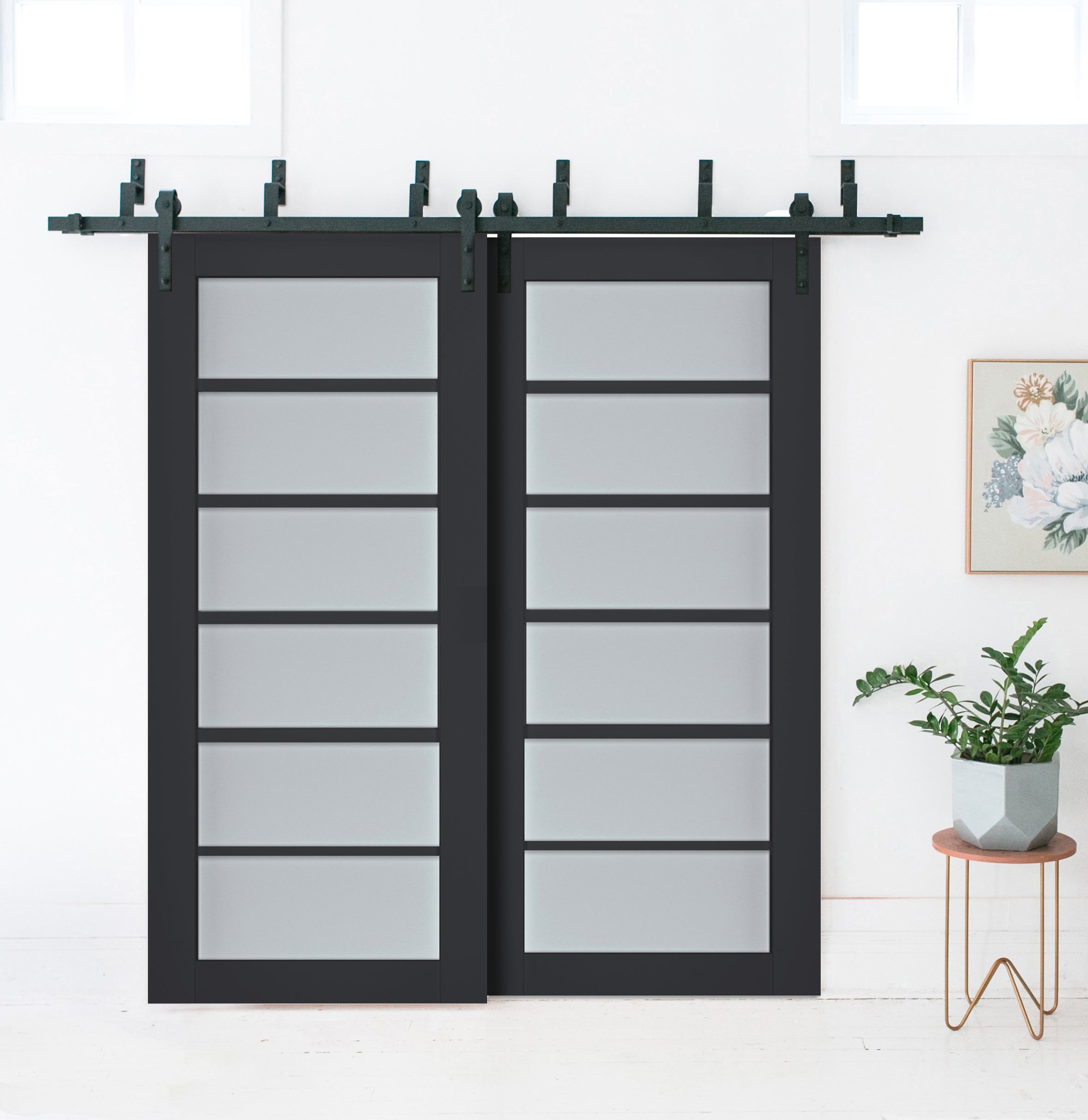 Model 7602 Double Barn — Bypass door view 2
