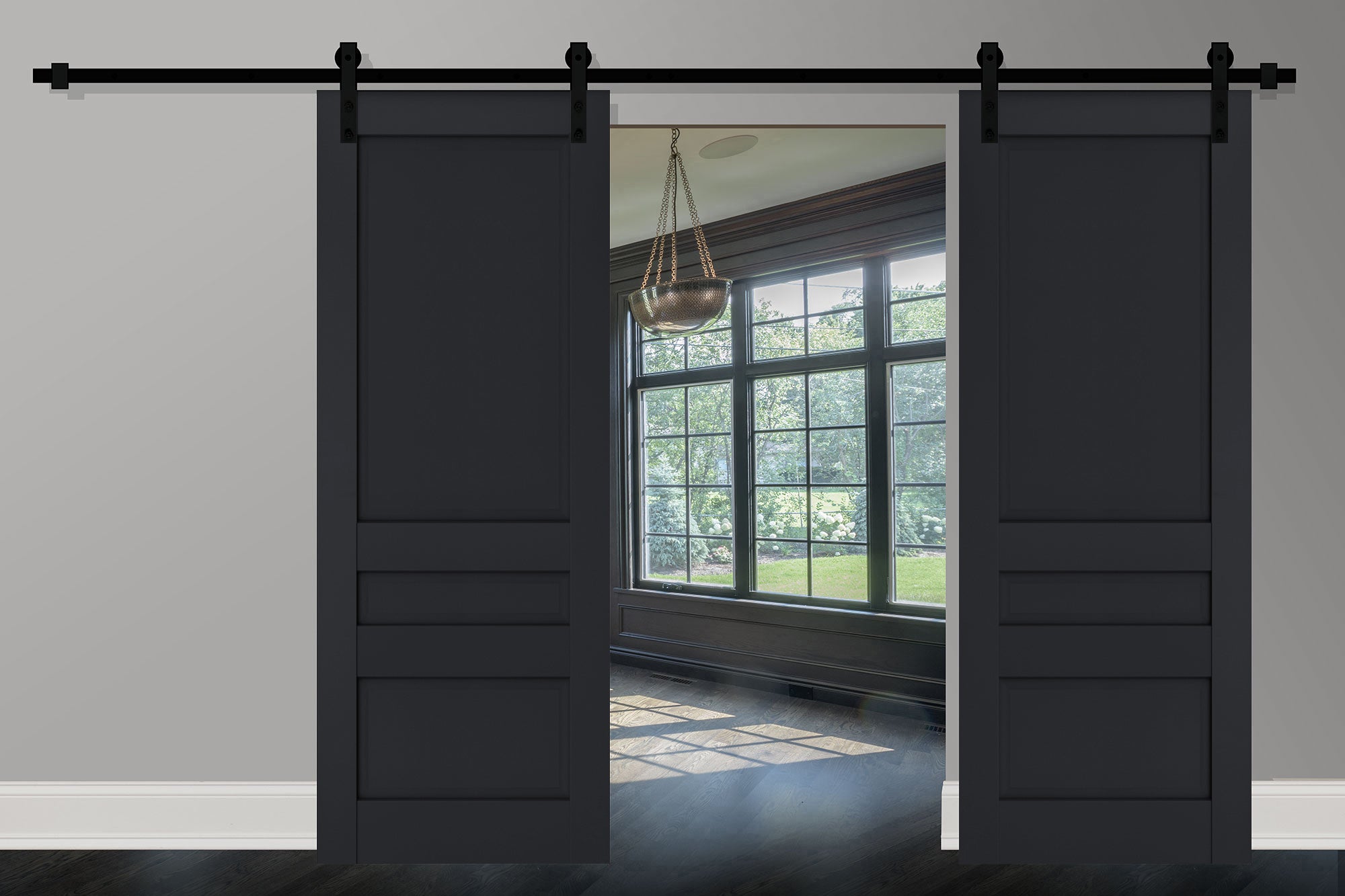 Model 7411 Double Barn door view 2