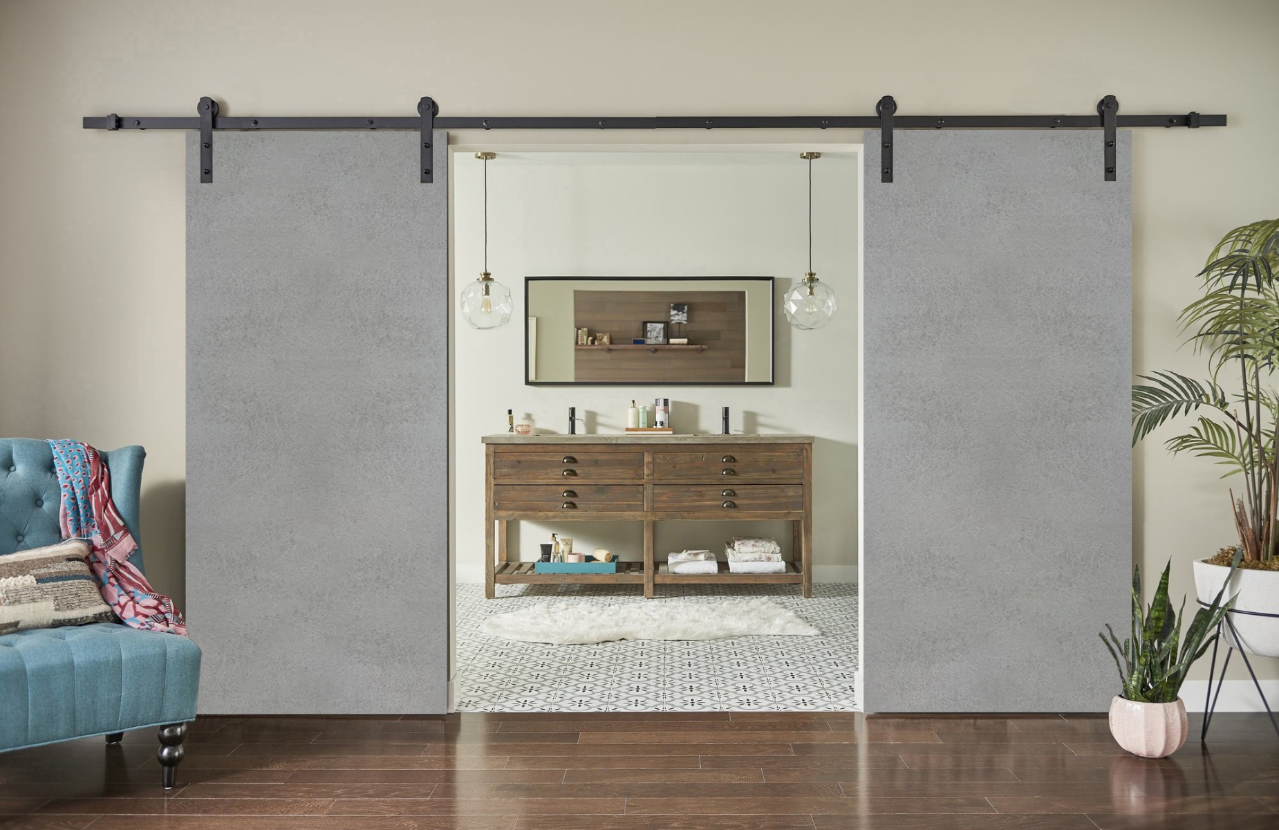 Planum 0010 Interior Slab door view 6