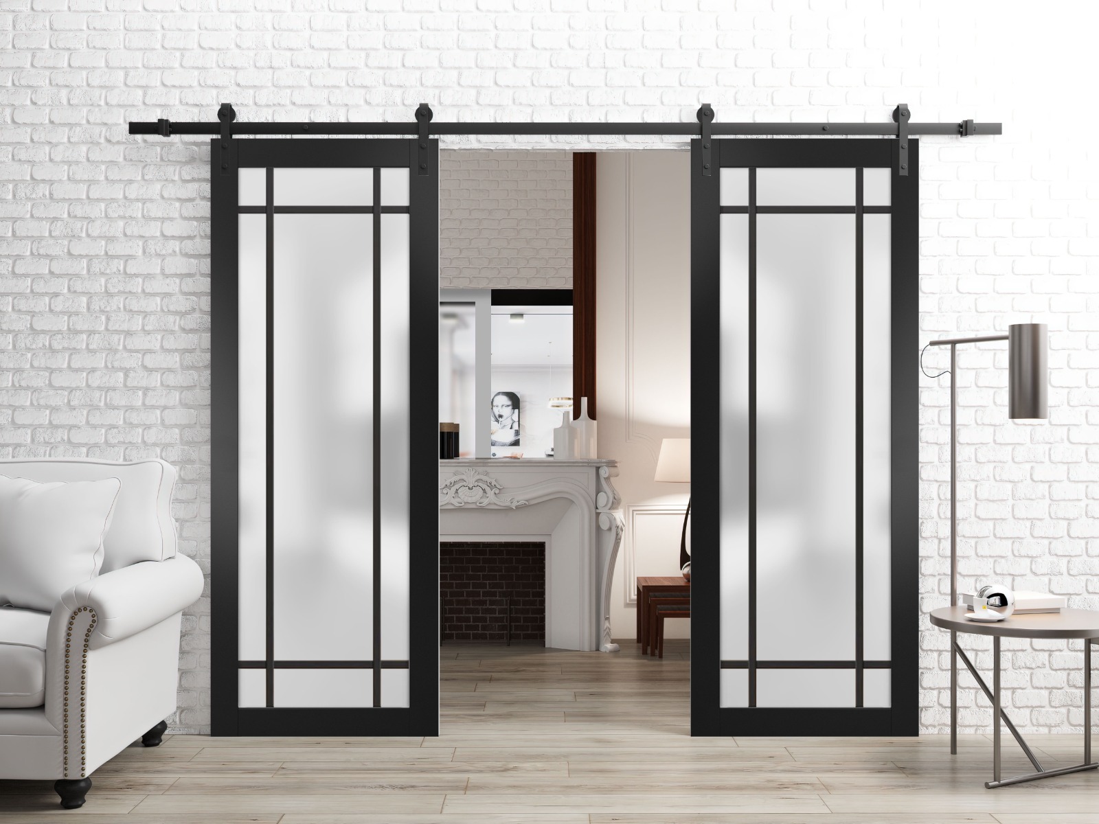 Planum 2112 Double Barn door view 2