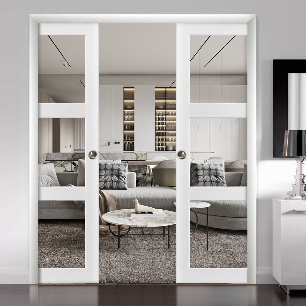 Lucia 2555 Double Pocket door view 5