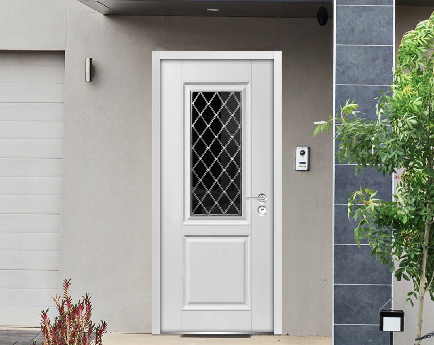 Model Exterior Aluminum door view 2