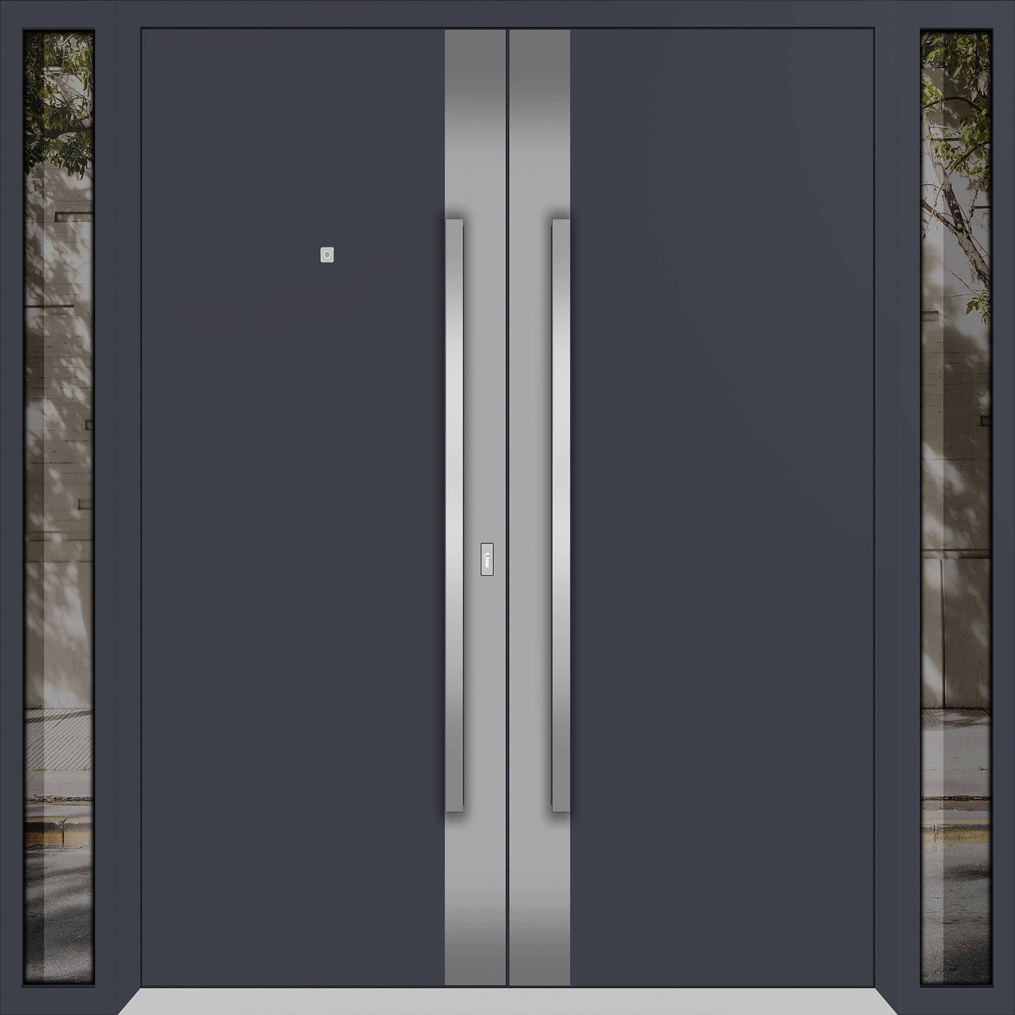 Deux 0729 Exterior Aluminum Double door