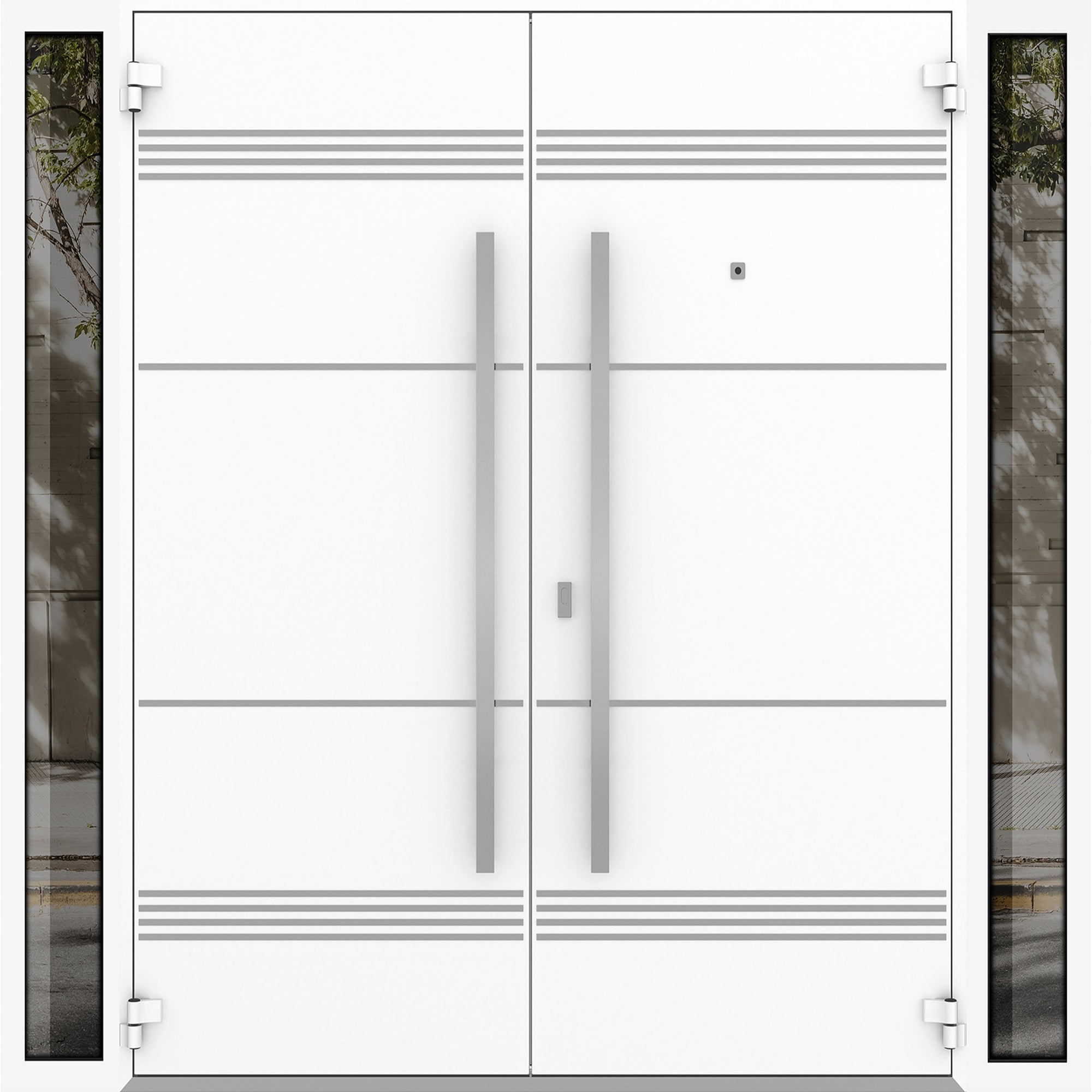 Deux 1705 Exterior Aluminum Double door view 2