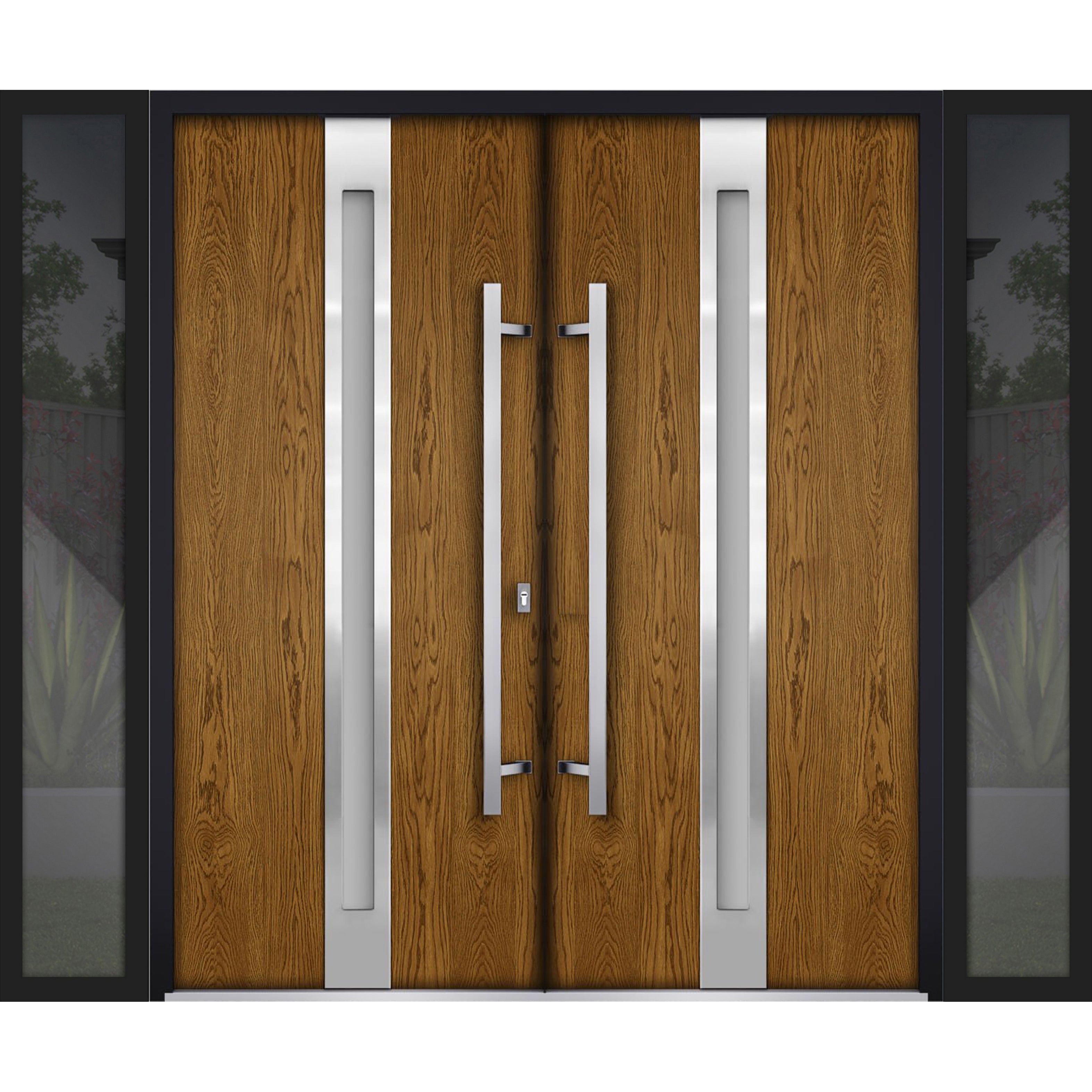 Deux 1744 Exterior Aluminum Double door view 5