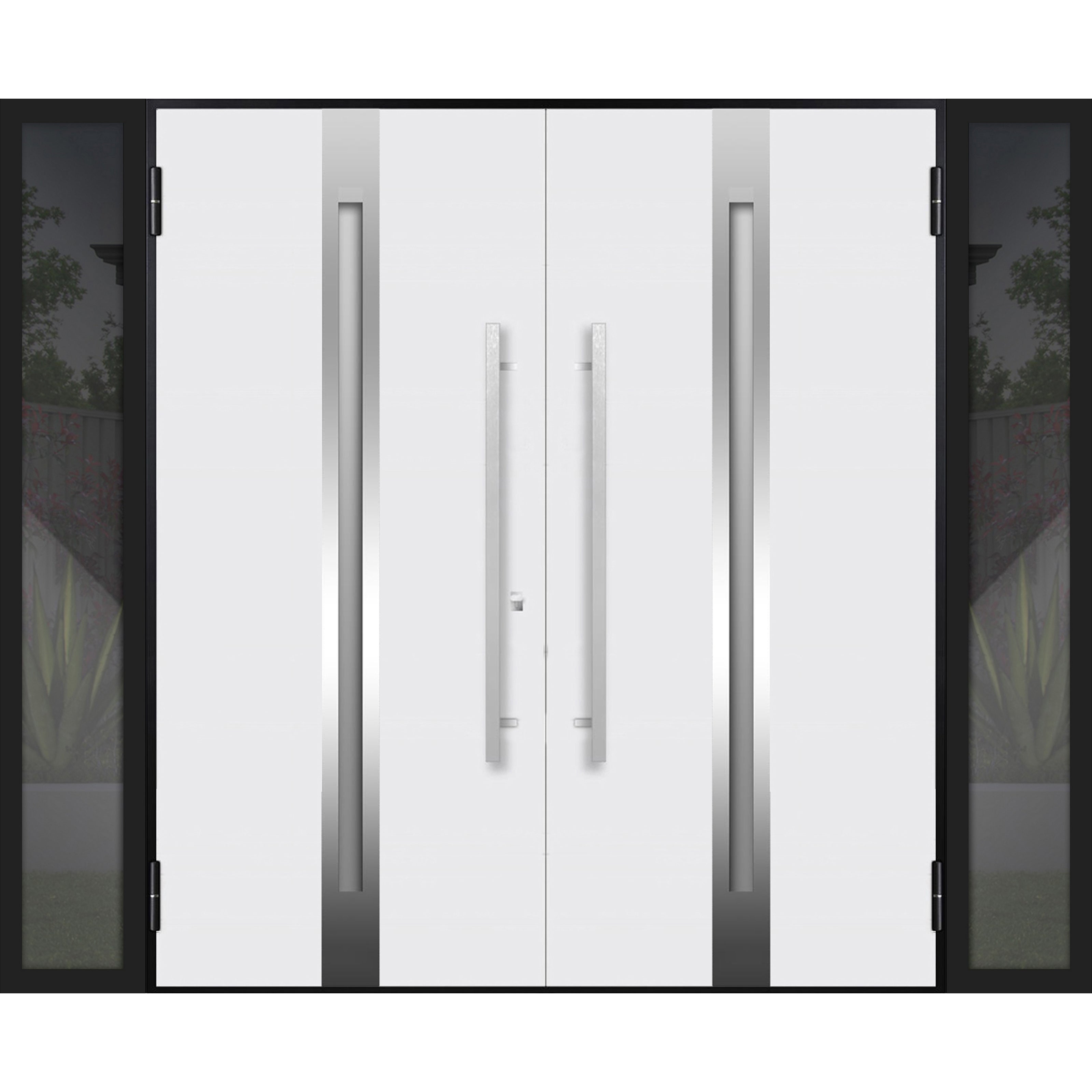 Deux 1744 Exterior Aluminum Double door view 6
