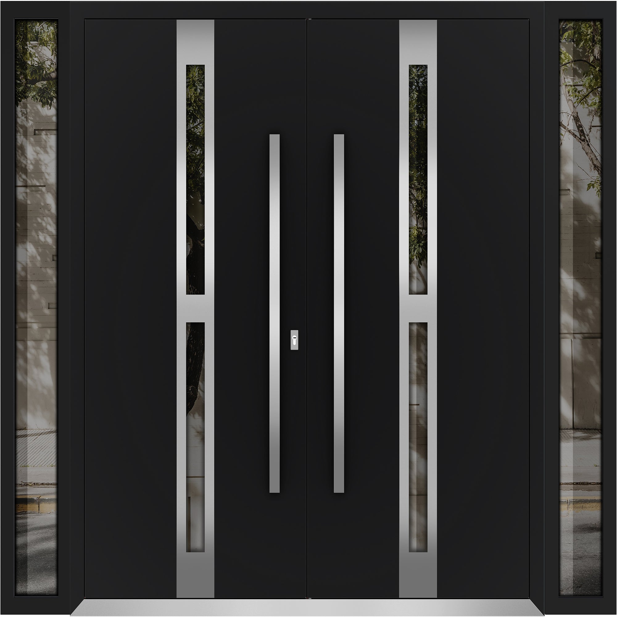 Deux 1755 Exterior Aluminum Double door — Doors Near Me, Los Angeles