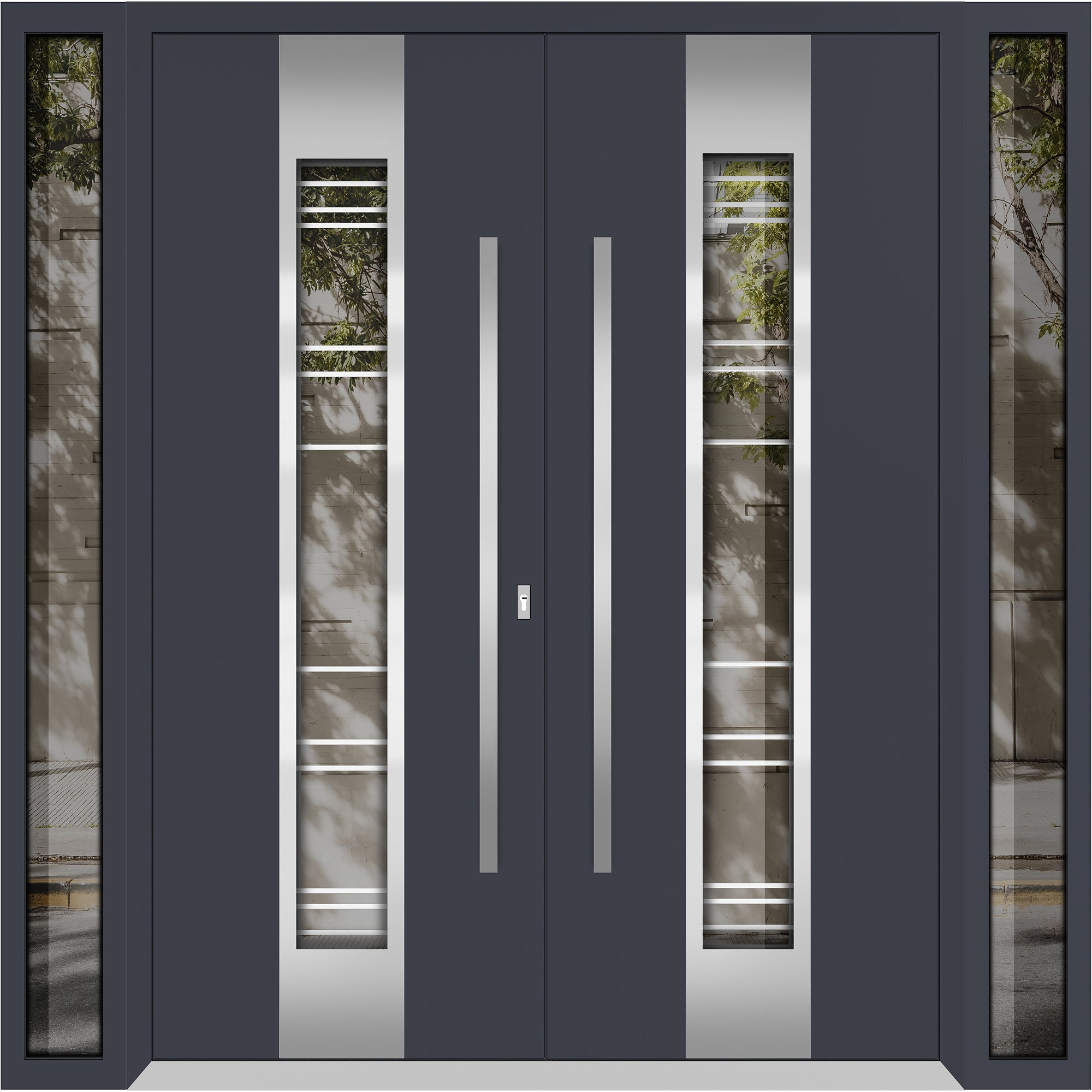 Deux 5755 Exterior Aluminum Double door — Doors Near Me, Los Angeles