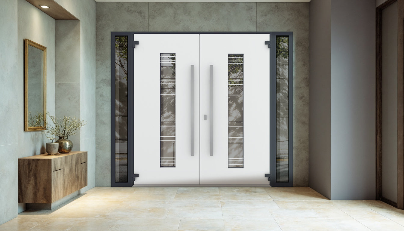 Deux 5755 Exterior Aluminum Double door view 4