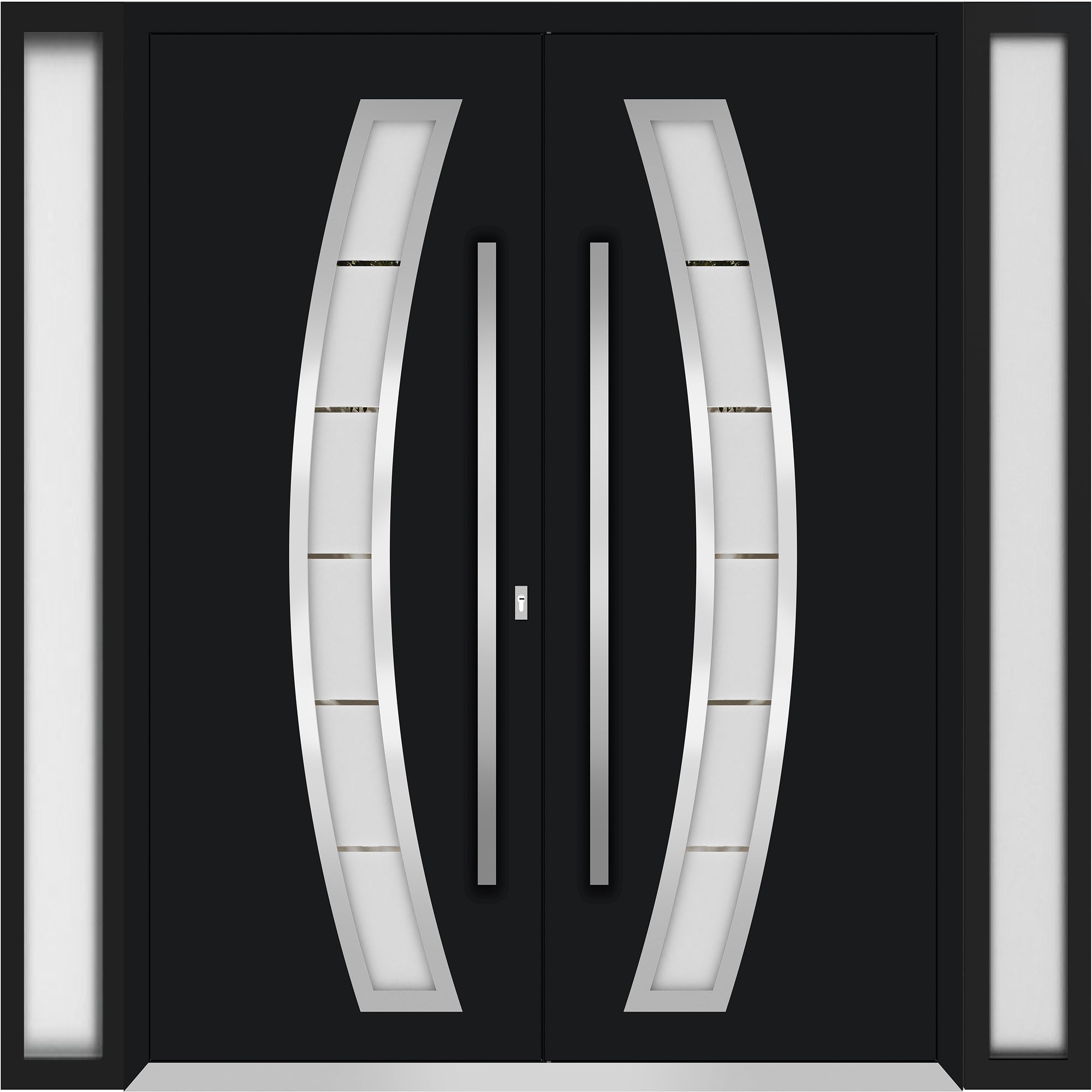 Deux 6500 Exterior Aluminum Double door view 5