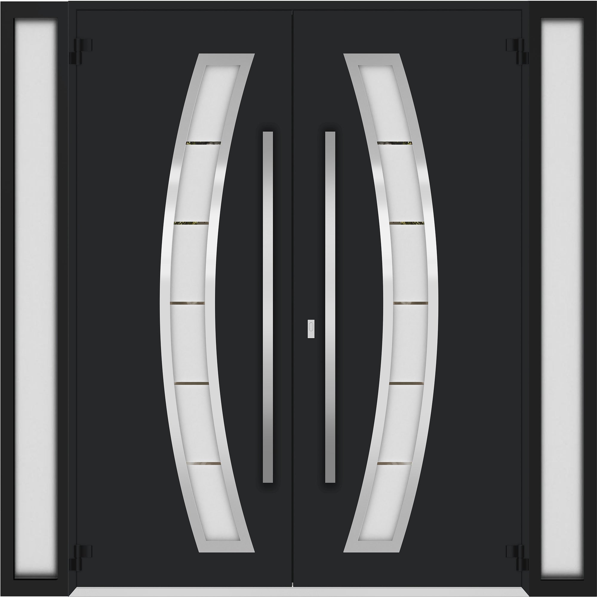 Deux 6500 Exterior Aluminum Double door view 6