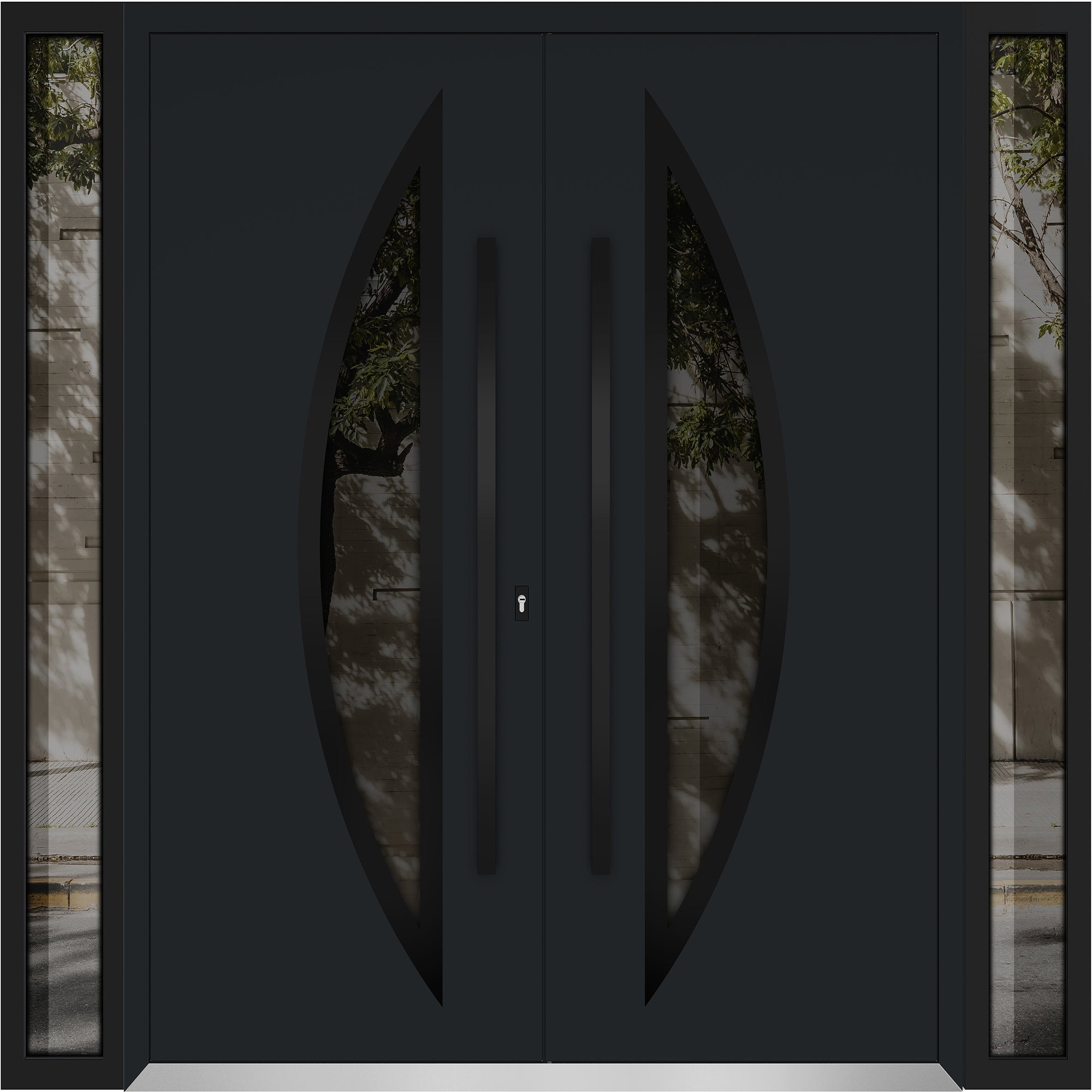 Deux 6501 Exterior Aluminum Double door — Doors Near Me, Los Angeles