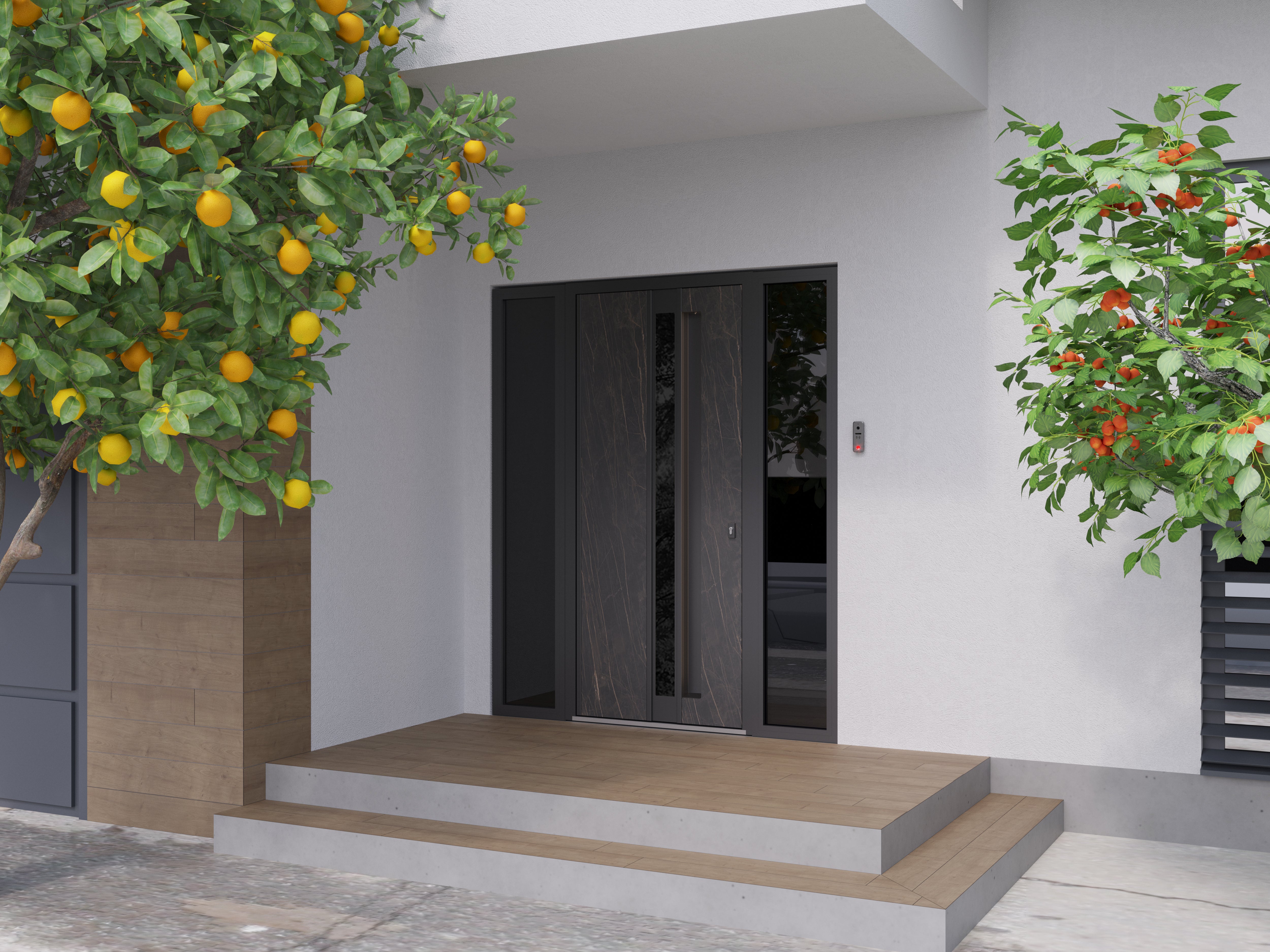 Hiddex 0155 Exterior Aluminum door view 7
