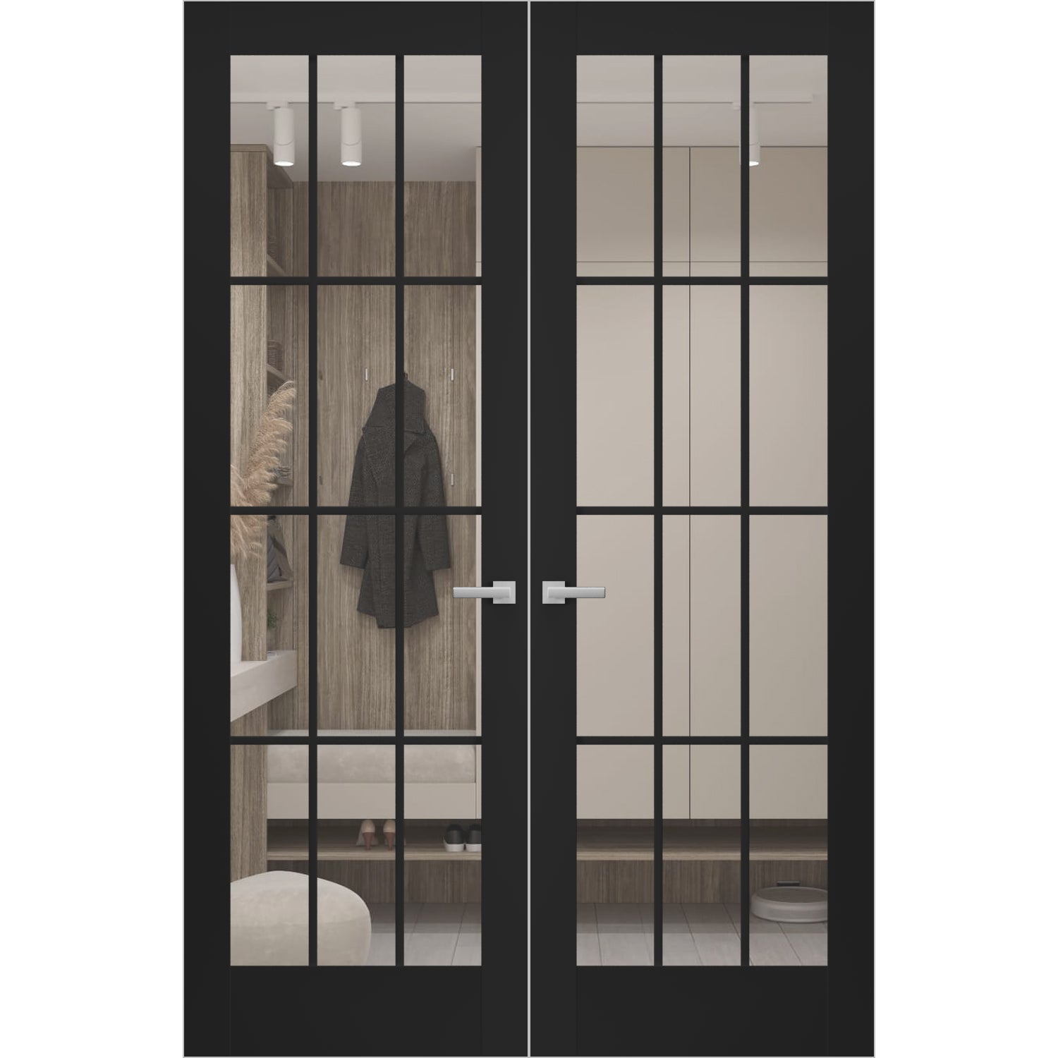 Felicia 3355 Double Frameless door — Doors Near Me, Los Angeles