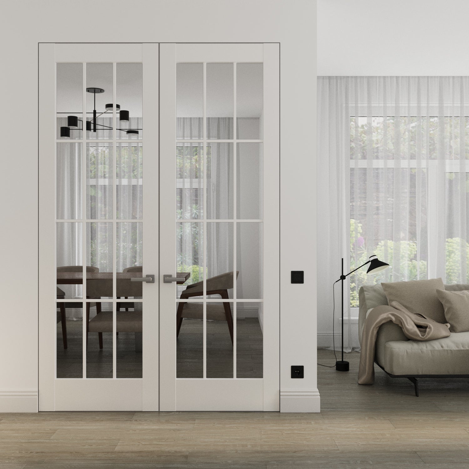 Felicia 3355 Double Frameless door view 6