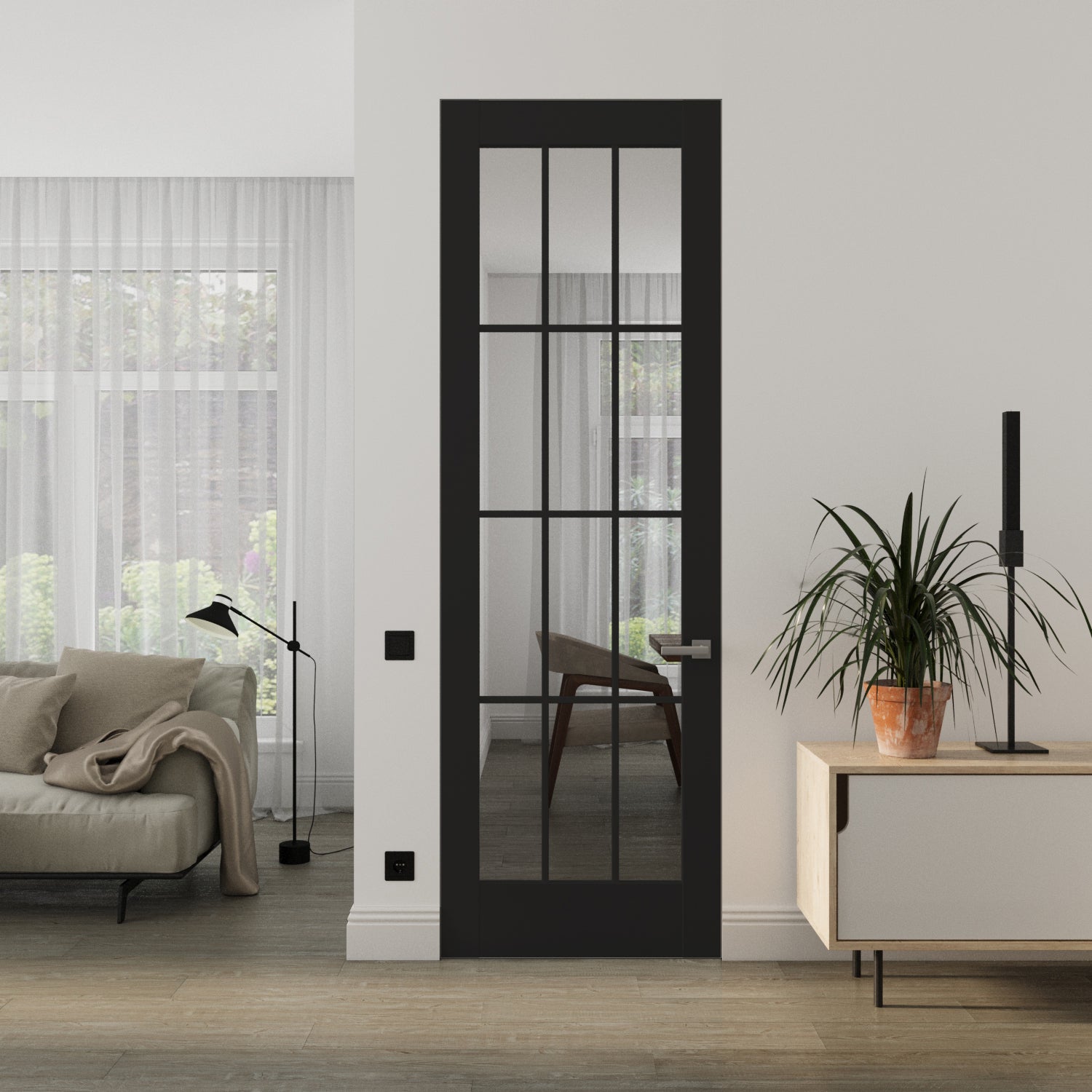 Felicia 3355 Frameless door view 2