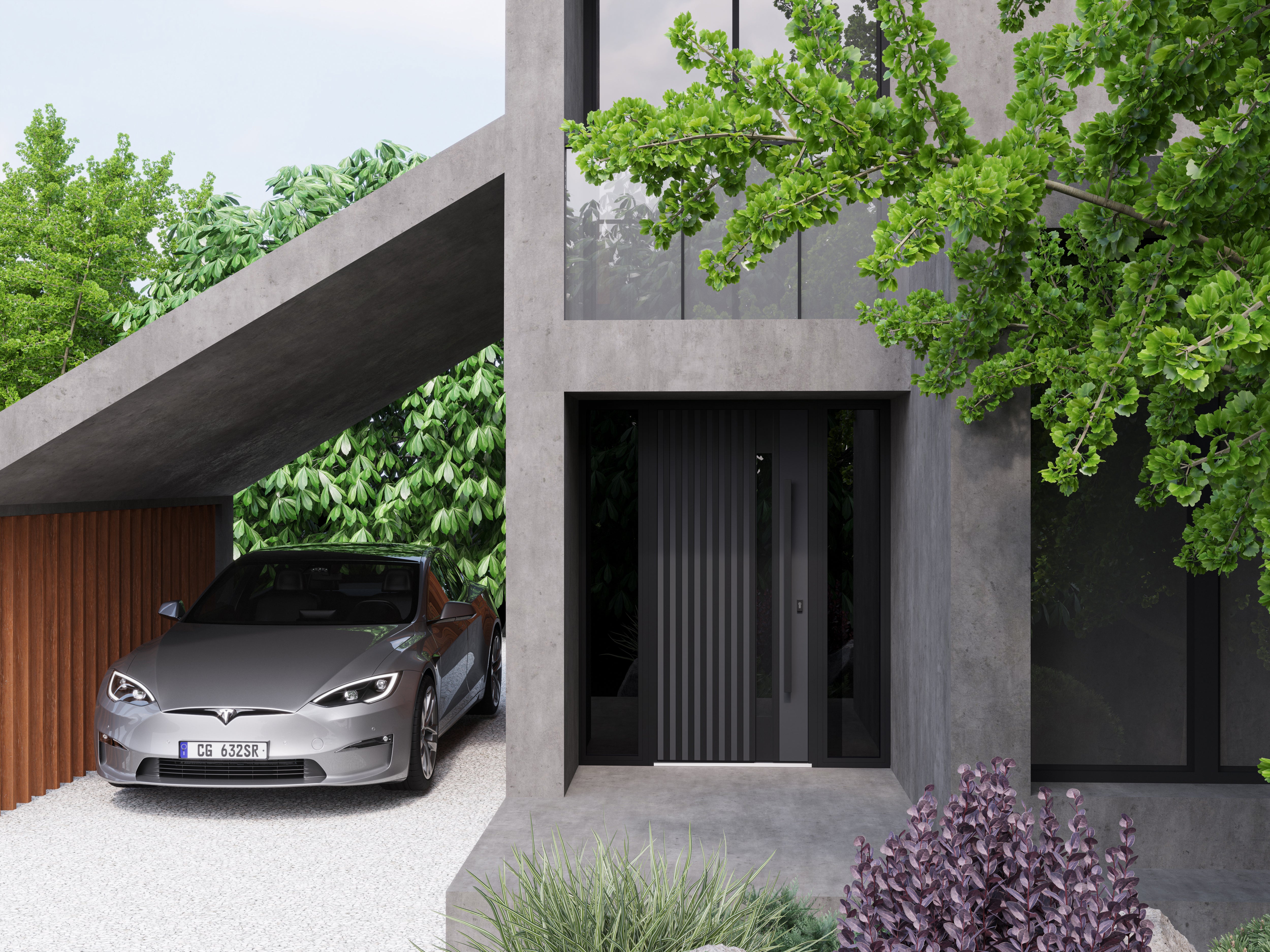 Ronex 0144 Exterior Aluminum door view 3