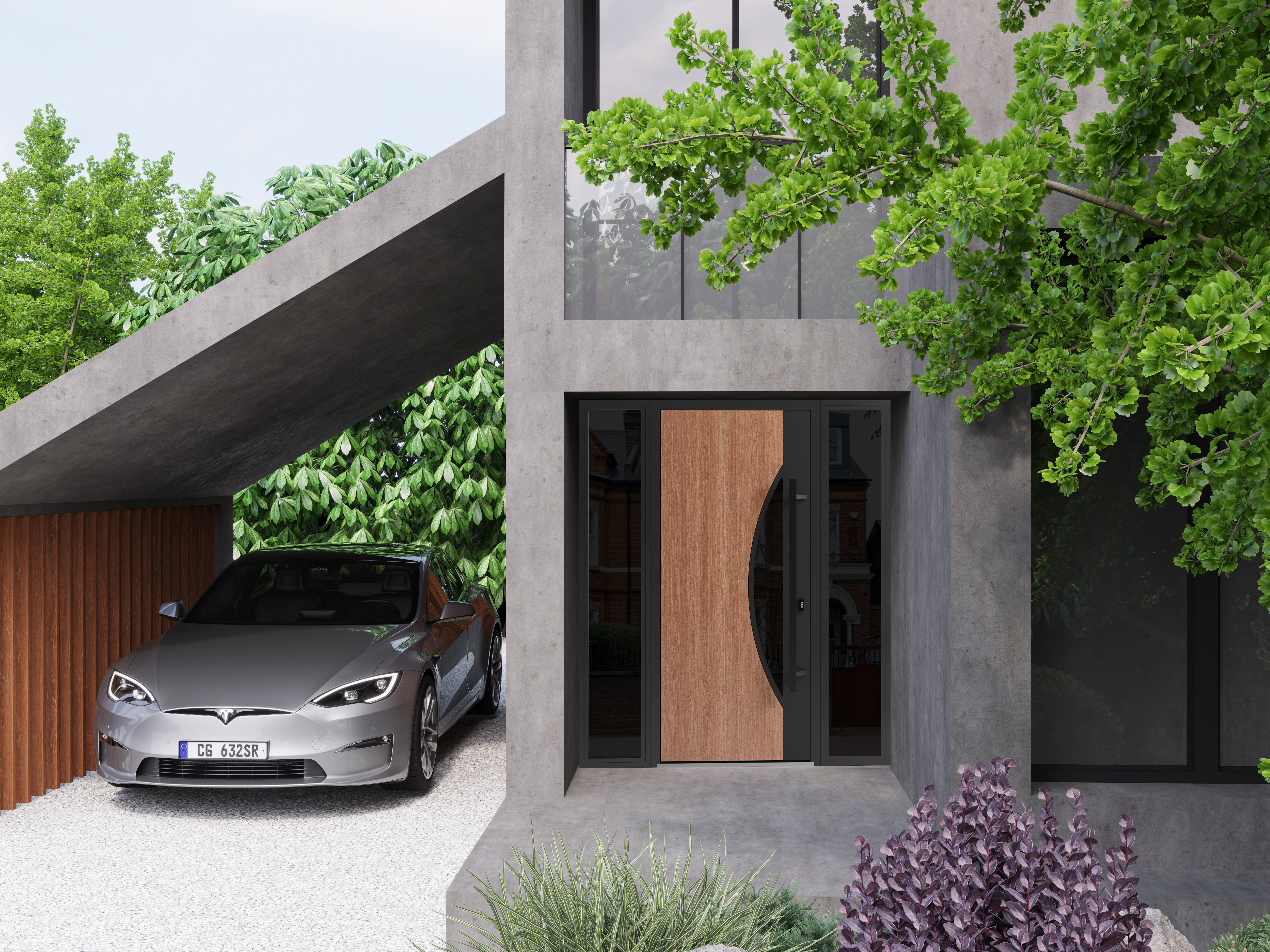 Ronex 1077 Exterior Aluminum door view 3