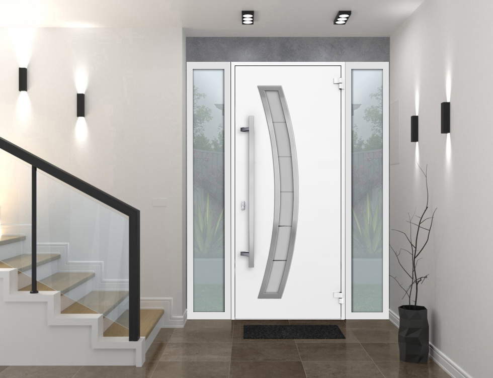 Deux 6500 Exterior Aluminum door view 6