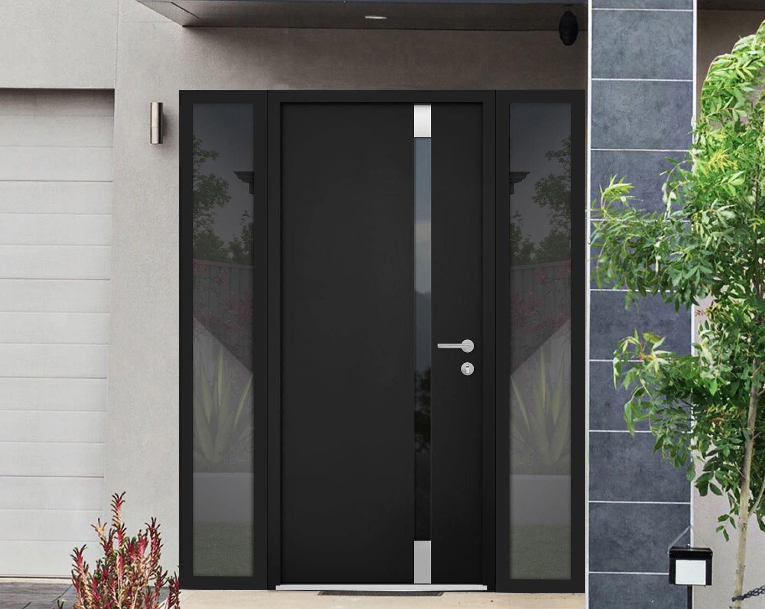 Cynex 6777 Exterior Aluminum door view 2