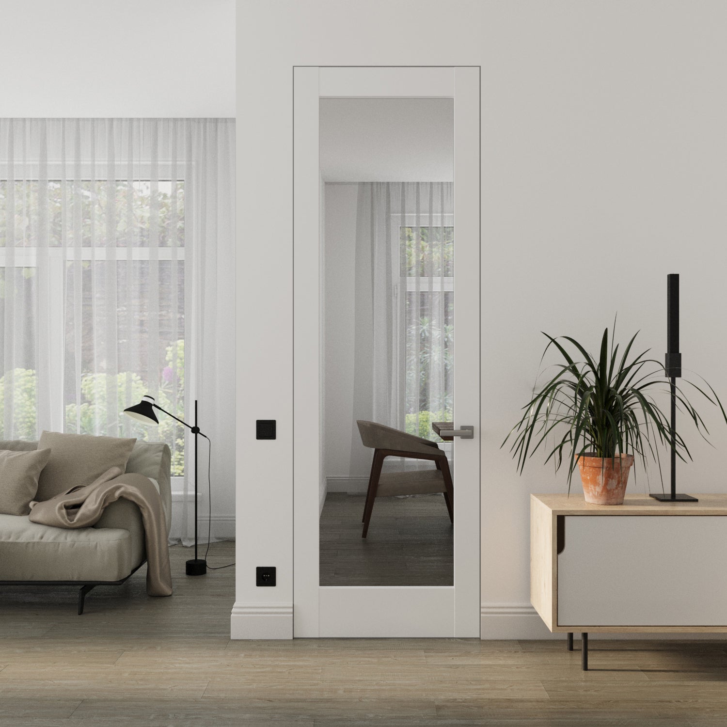 Lucia 2166 Frameless door view 6
