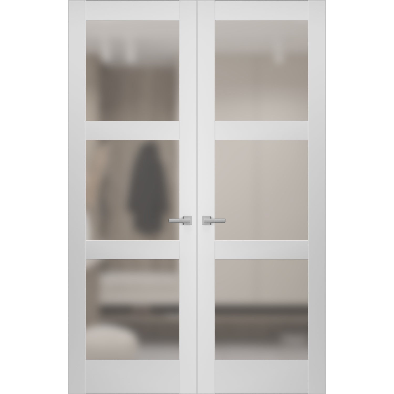 Lucia 2552 Double Frameless door — Doors Near Me, Los Angeles