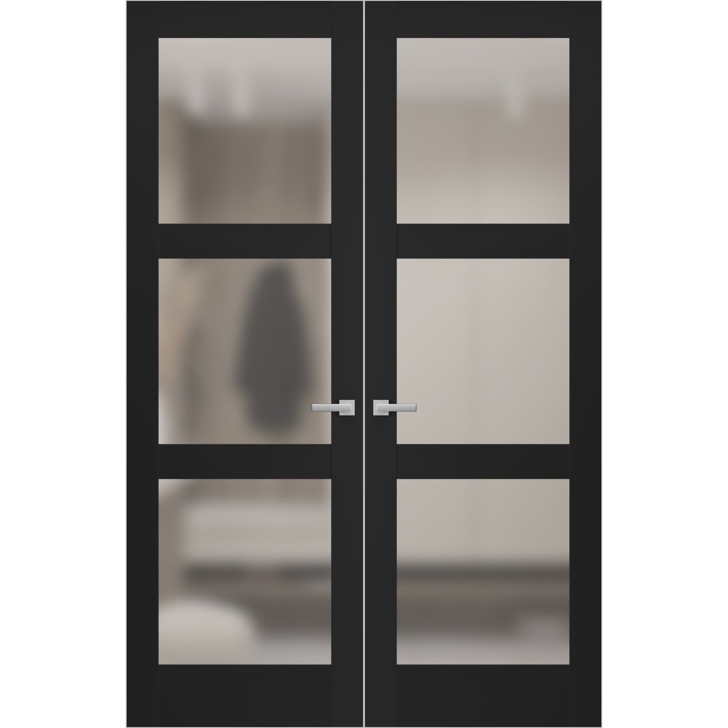 Lucia 2552 Double Frameless door view 5