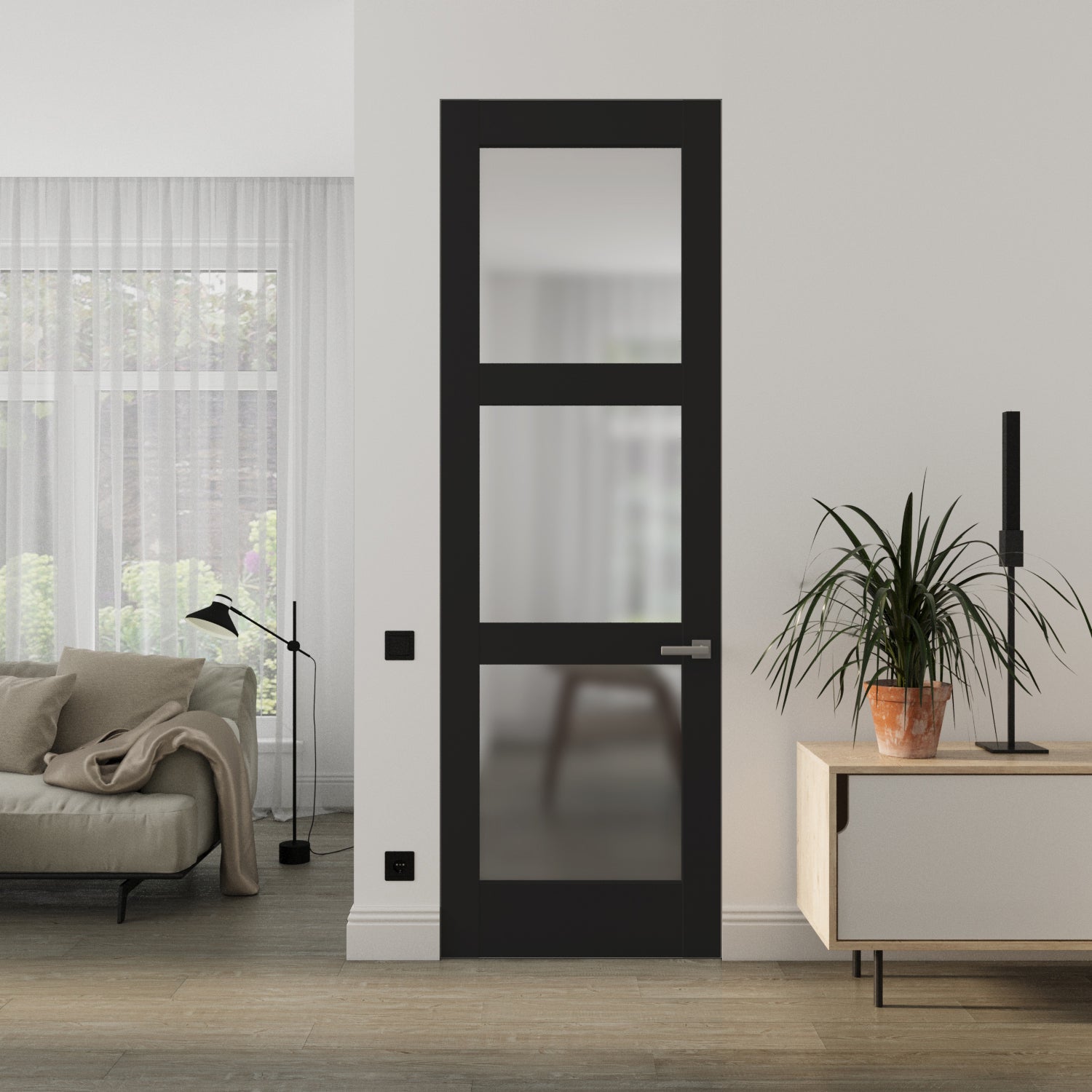 Lucia 2552 Frameless door view 6
