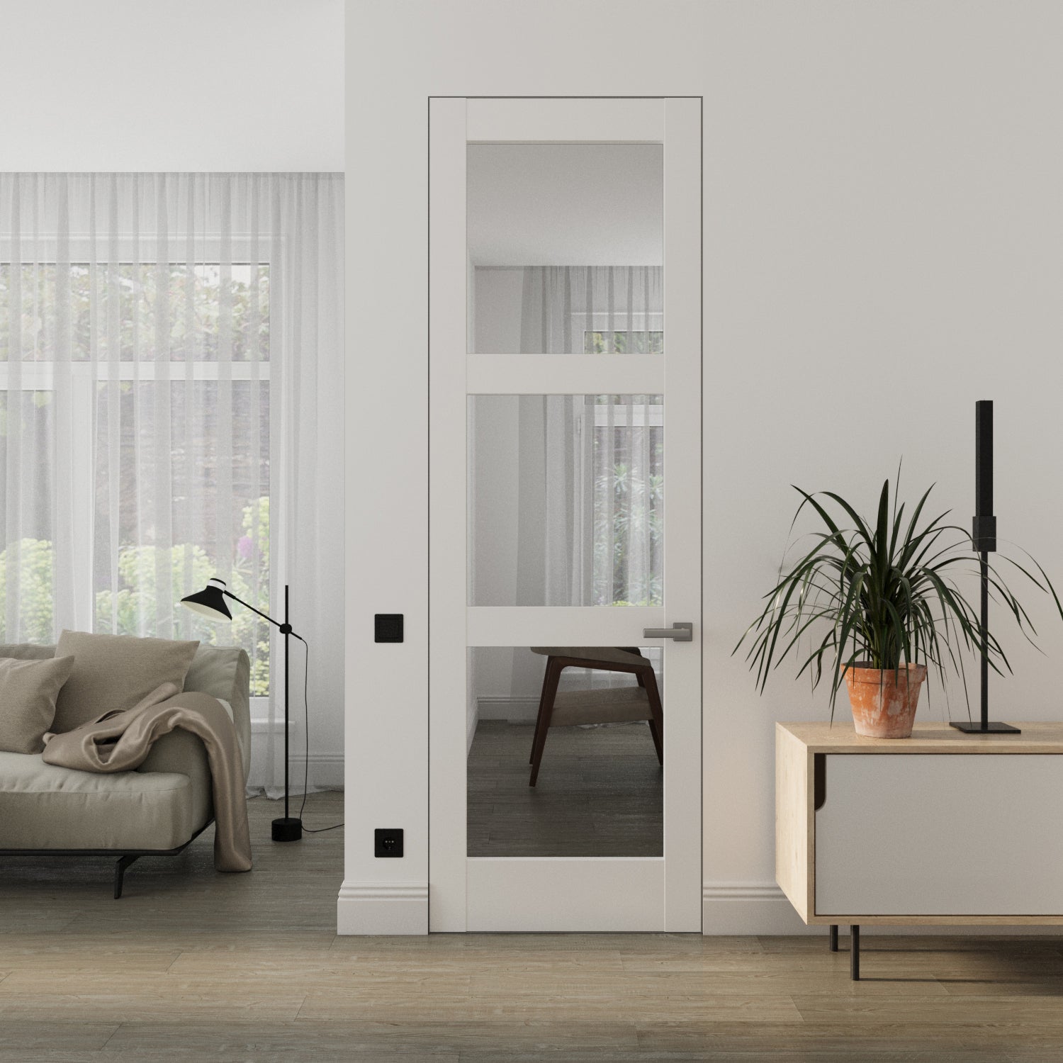 Lucia 2555 Frameless door view 6